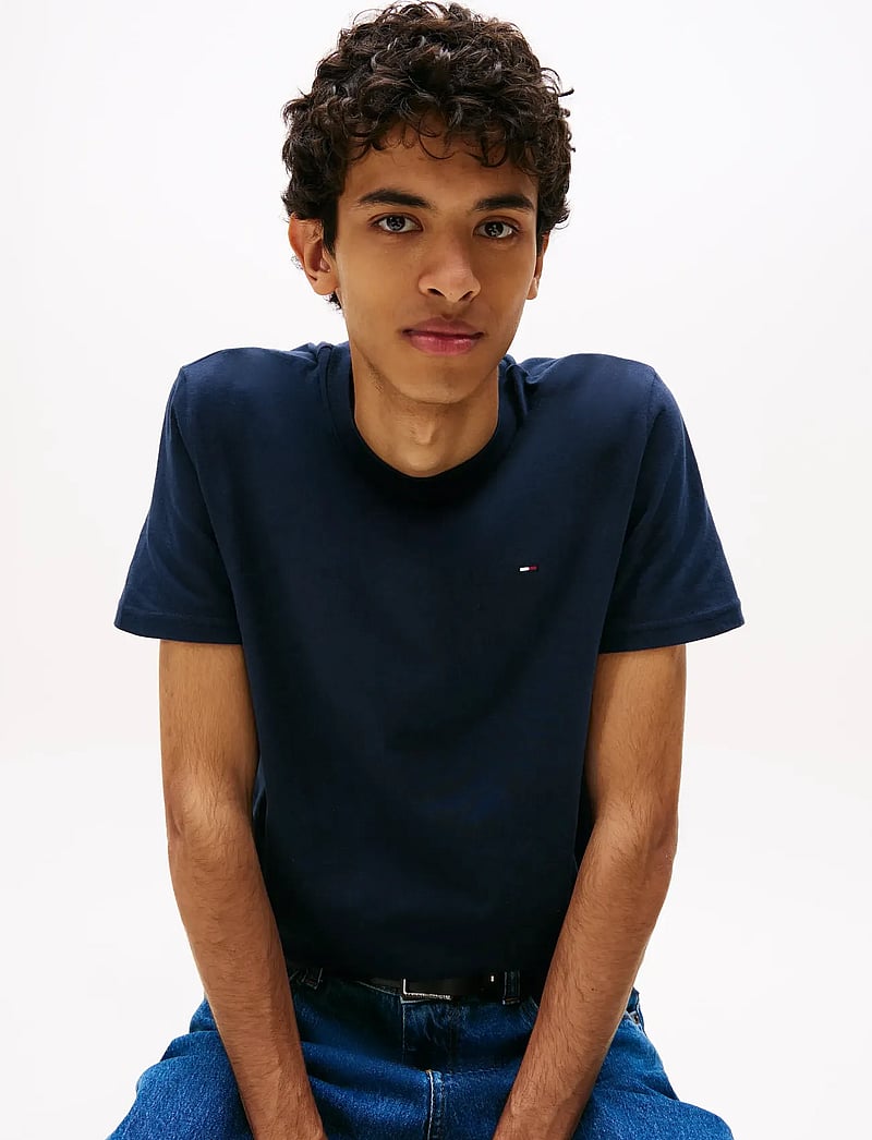 Tommy Jeans - TJM XSLIM 2PACK JERSEY TEE EXT - t-shirts im multipack - black dark night navy - 3