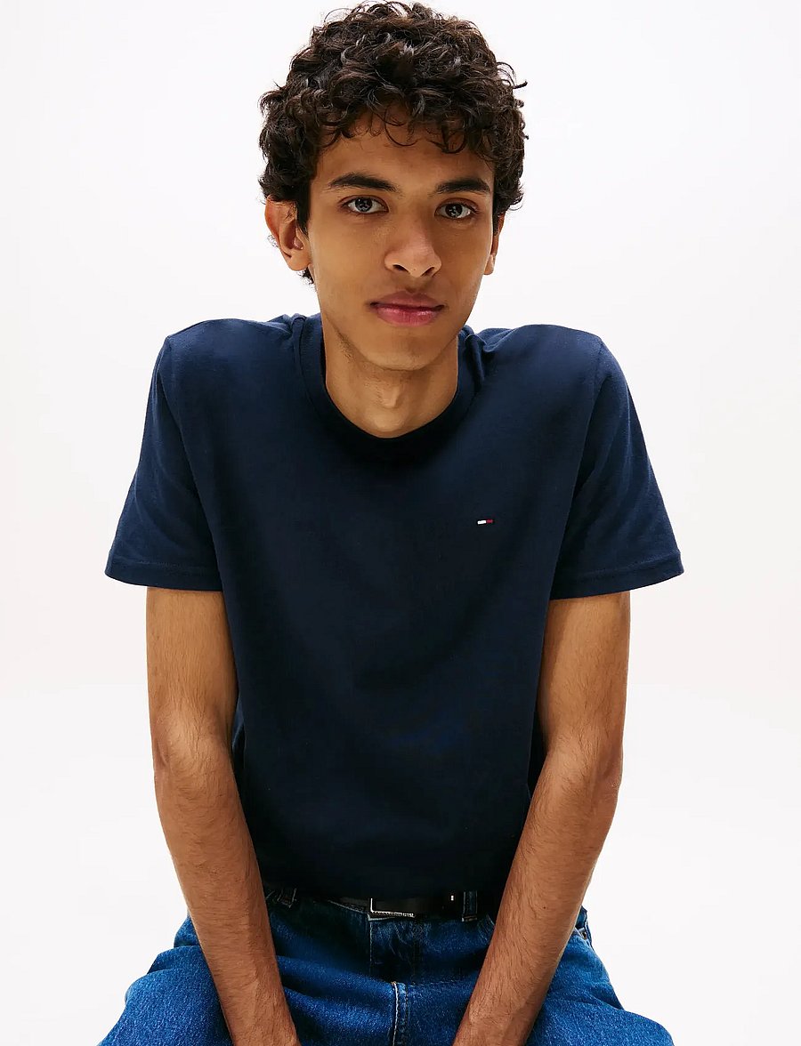 Tommy Jeans - TJM XSLIM 2PACK JERSEY TEE EXT - t-paidat monipakkauksessa - black / dark night navy - 3