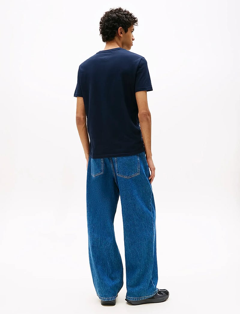 Tommy Jeans - TJM XSLIM 2PACK JERSEY TEE EXT - t-shirts im multipack - black dark night navy - 4