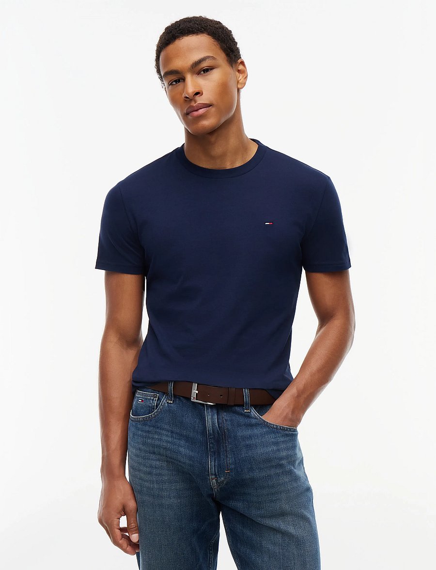 Tommy Jeans - 2 Pack Extra Slim Logo T-Shirt - t-särkide multipakk - dark blue velvet green - 1