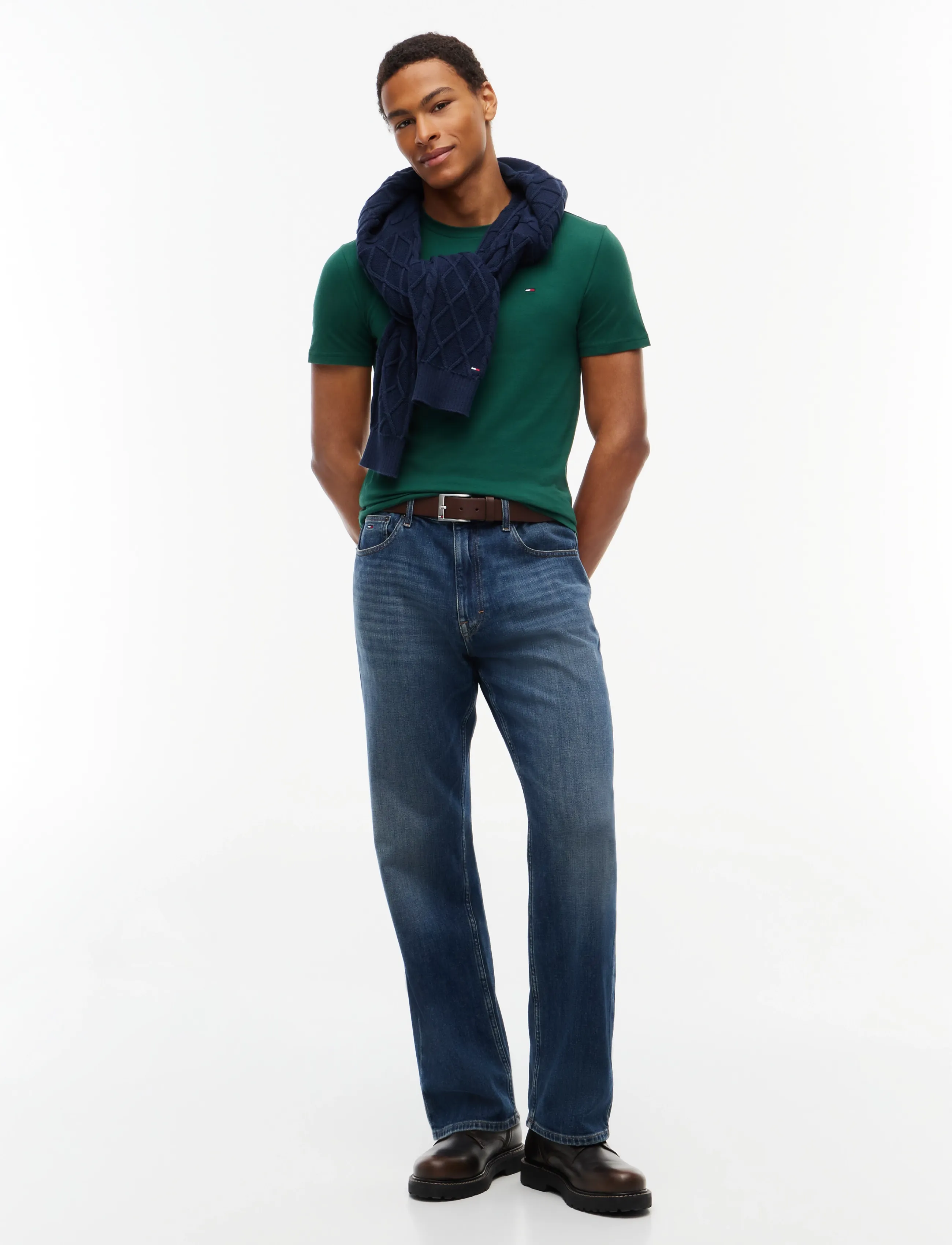 Tommy Jeans - 2 Pack Extra Slim Logo T-Shirt - multipack t-shirts - dark blue   velvet green - 4