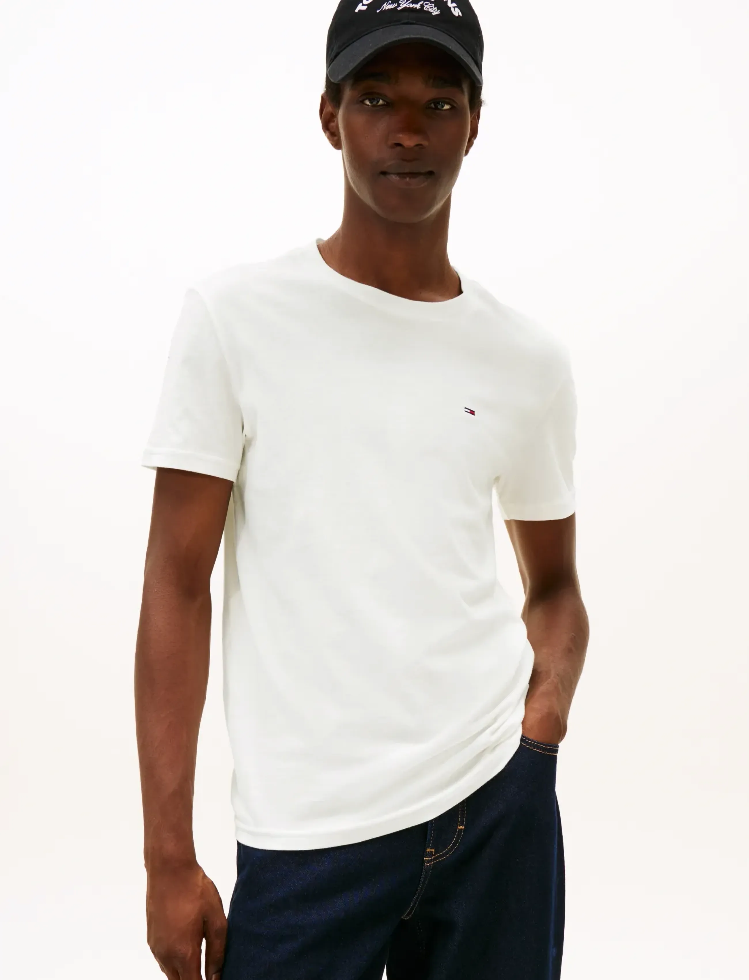 Tommy Jeans TJM XSLIM 2PACK JERSEY TEE EXT - Tommy Jeans - ECRU   DARK NIGHT NAVY / navy