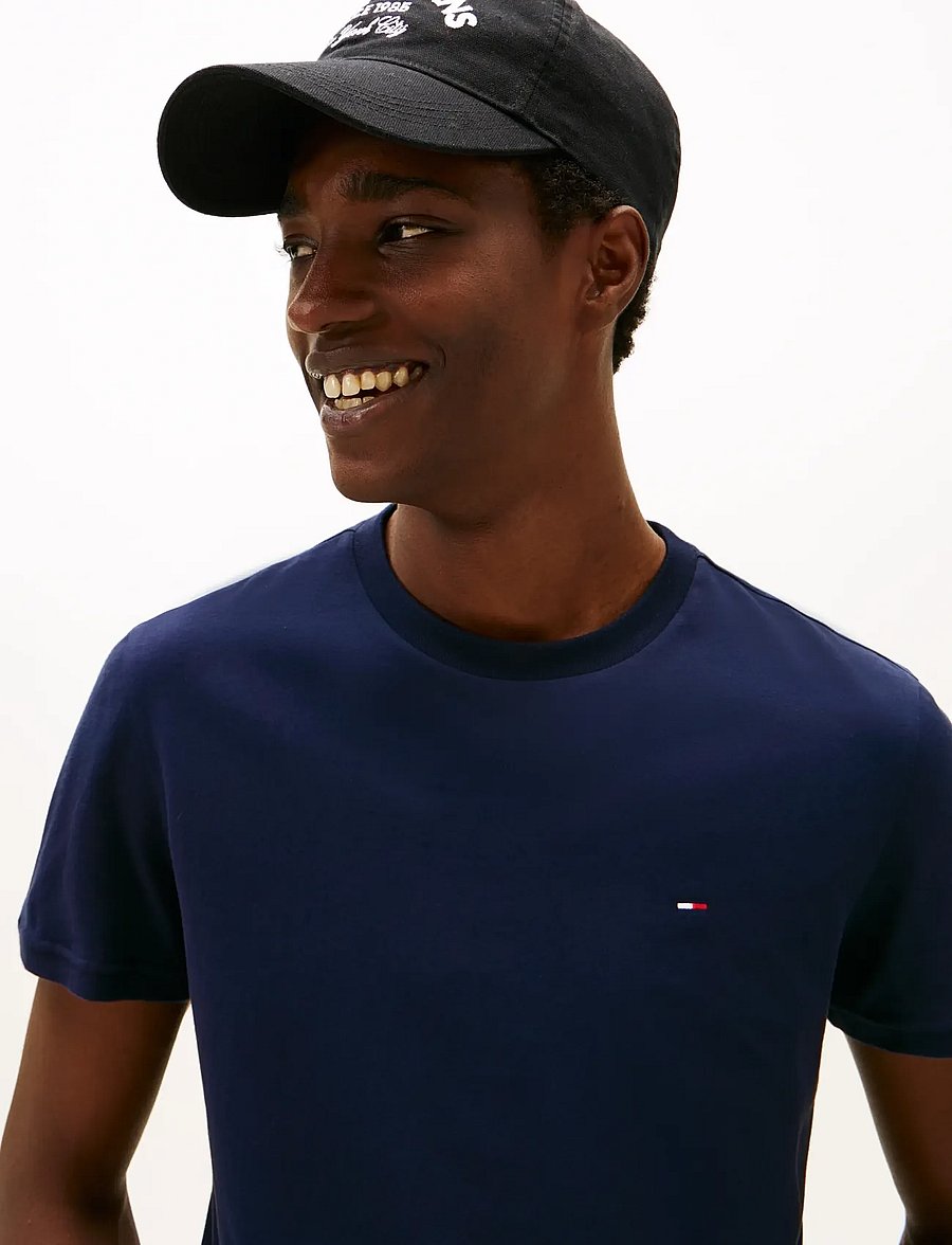 Tommy Jeans - TJM XSLIM 2PACK JERSEY TEE EXT - lot de plusieurs t-shirts - ecru dark night navy - 3