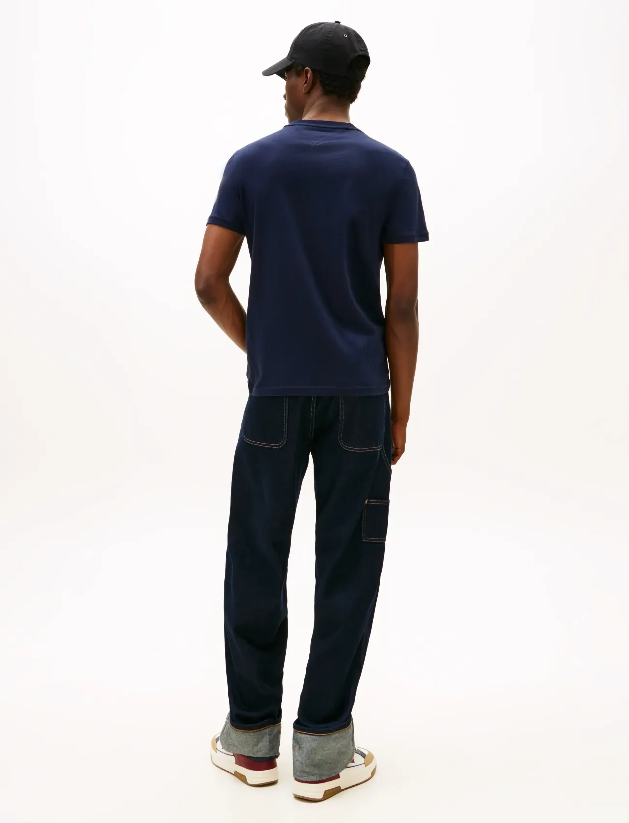 Tommy Jeans - TJM XSLIM 2PACK JERSEY TEE EXT - multipack t-shirts - ecru   dark night navy - 5