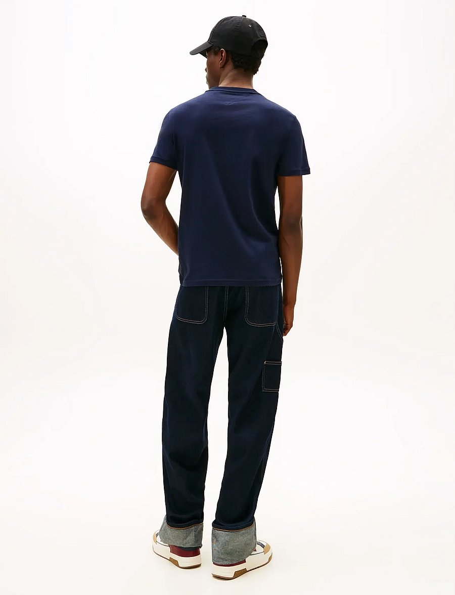 Tommy Jeans - TJM XSLIM 2PACK JERSEY TEE EXT - lot de plusieurs t-shirts - ecru dark night navy - 5