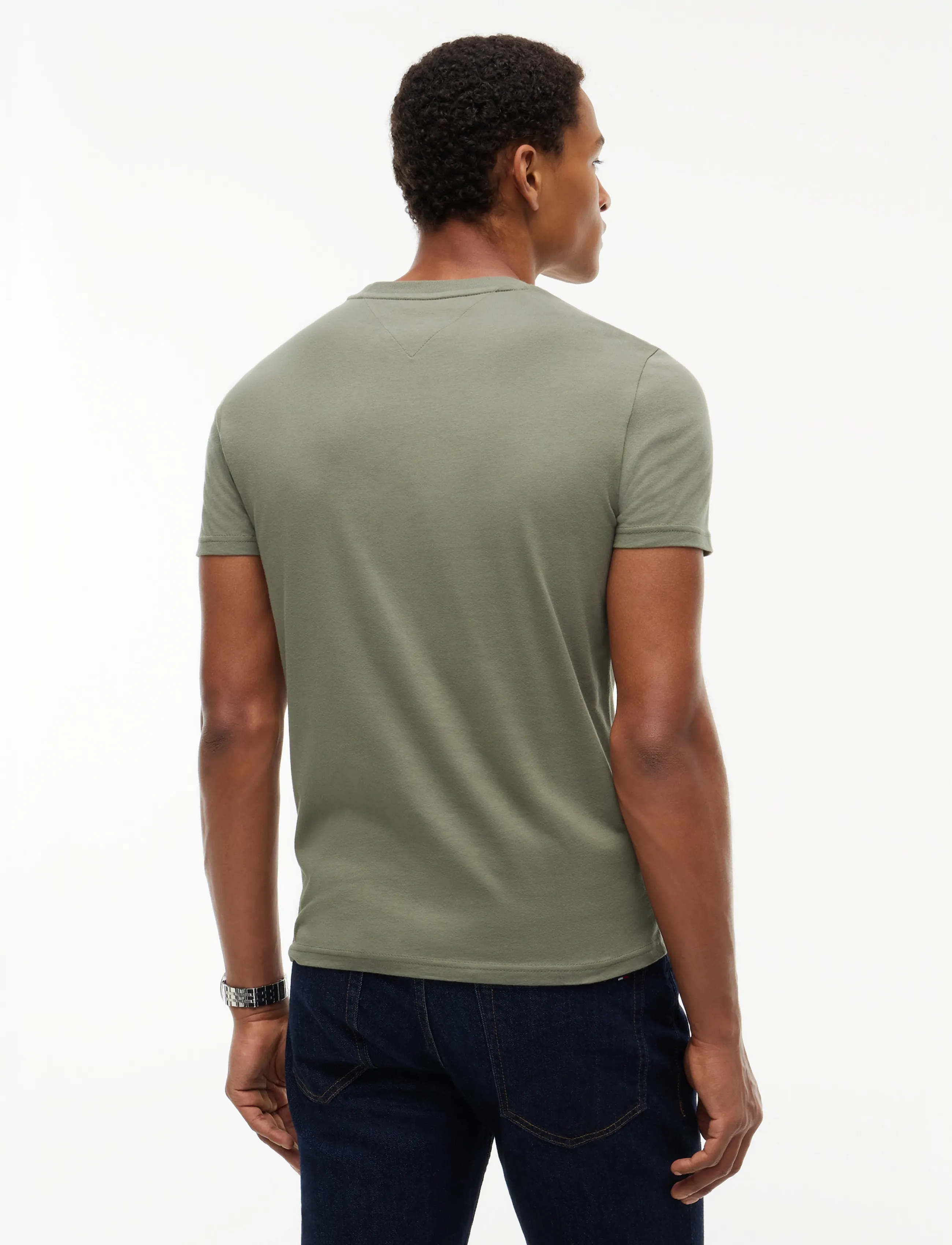Tommy Jeans TJM XSLIM 2PACK JERSEY TEE EXT - T-shirts - ECRU   ROCKY MOUNTAIN / cream