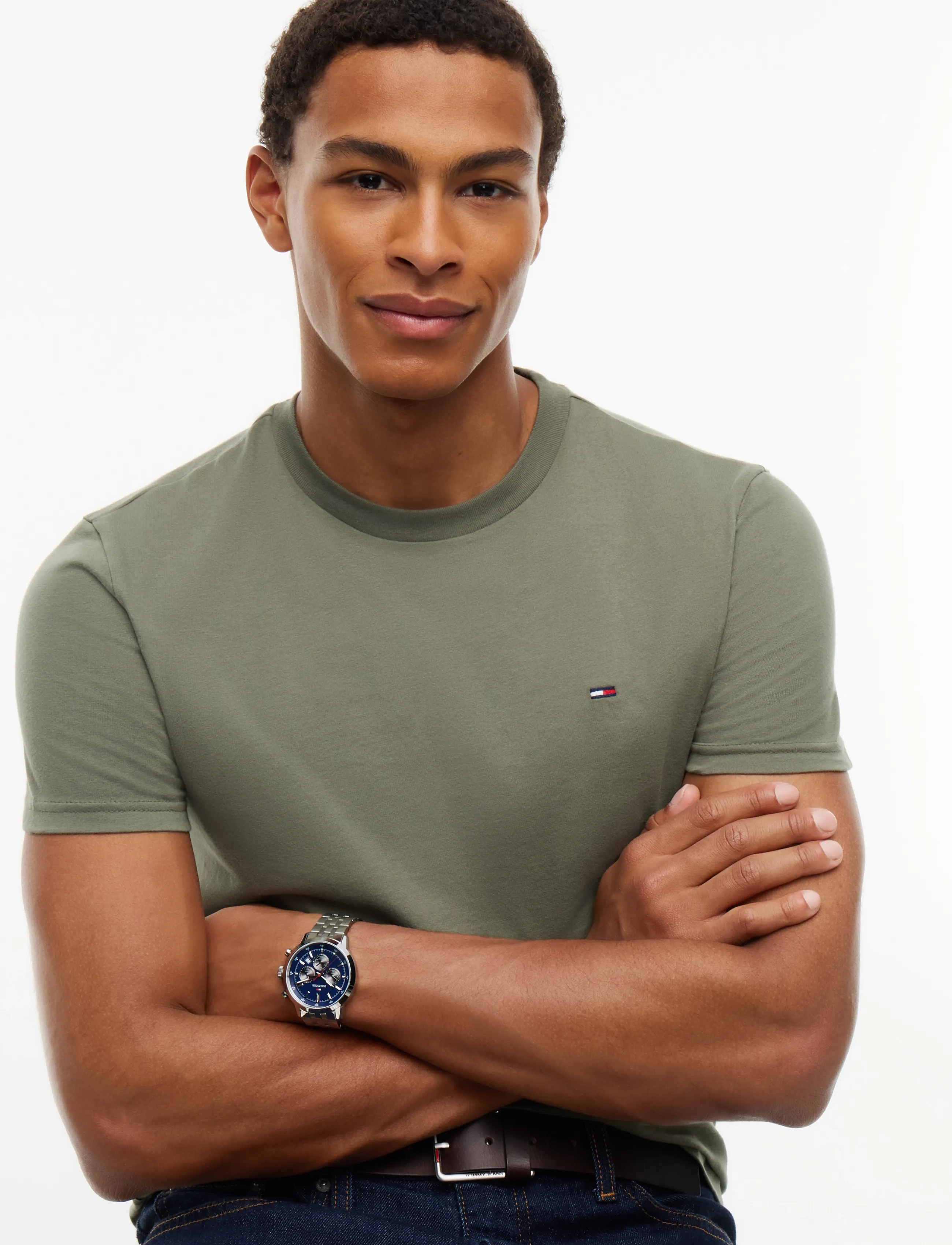 Tommy Jeans - TJM XSLIM 2PACK JERSEY TEE EXT - multipack t-shirts - ecru   rocky mountain - 3