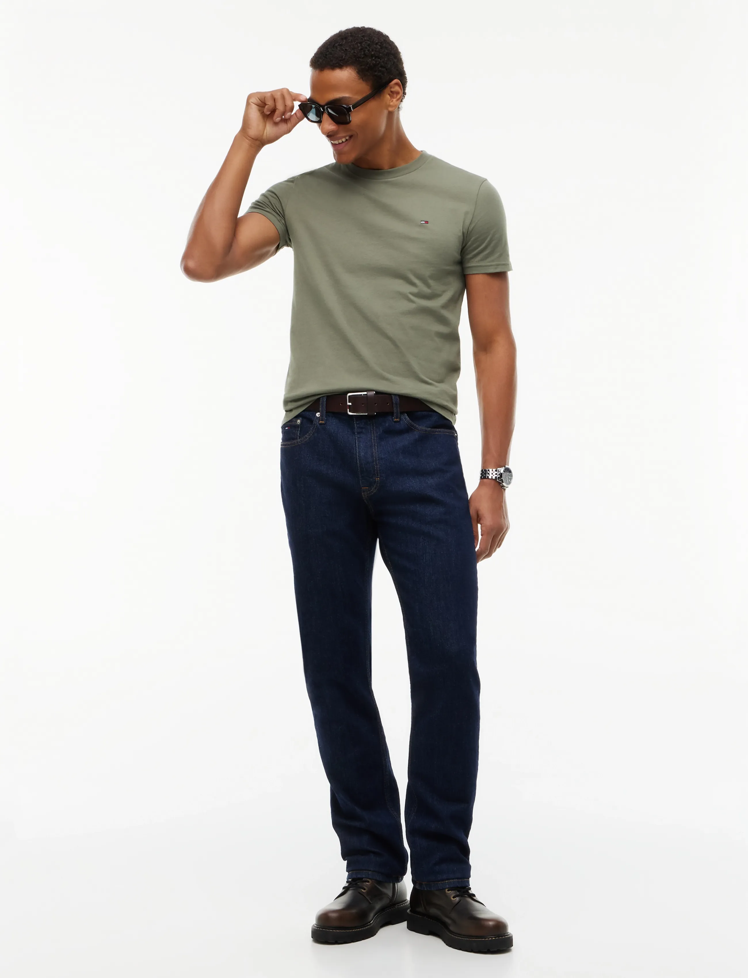 Tommy Jeans - TJM XSLIM 2PACK JERSEY TEE EXT - multipack t-shirts - ecru   rocky mountain - 4