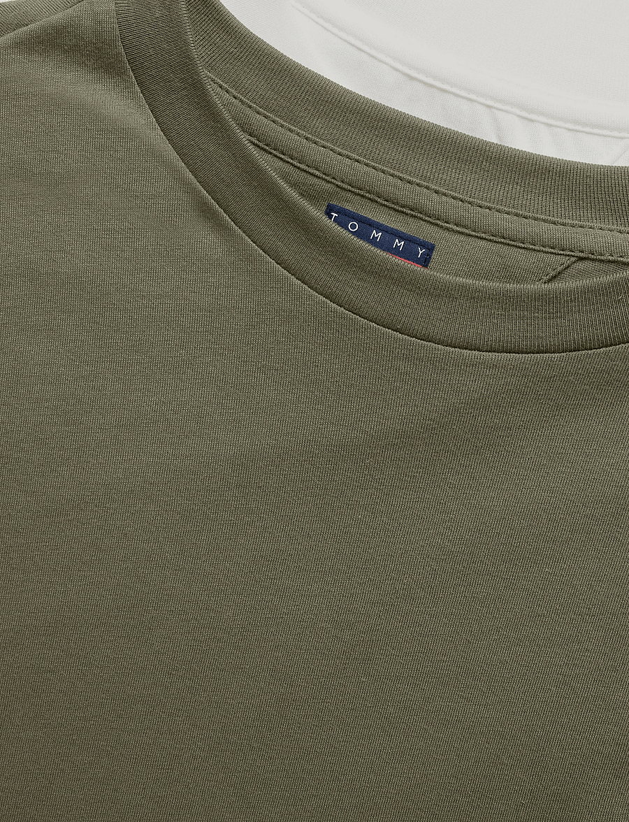 Tommy Jeans - TJM XSLIM 2PACK JERSEY TEE EXT - multipack t-shirts - ecru rocky mountain - 5