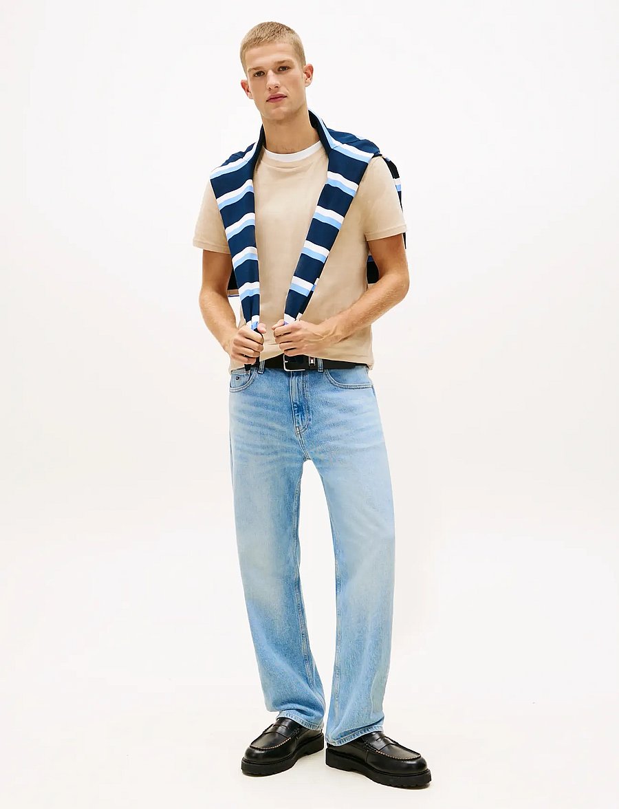 Tommy Jeans - TJM XSLIM 2PACK JERSEY TEE EXT - t-särkide multipakk - ecru white clay - 5