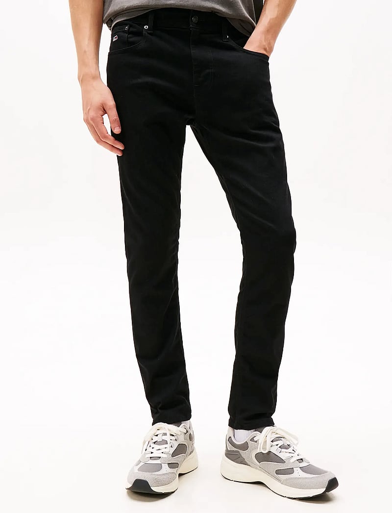 Tommy Jeans - AUSTIN SLIM TPRD DH4288 - slim jeans - denim black - 0
