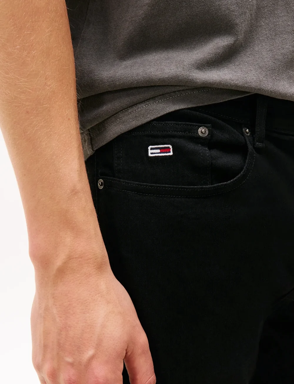 Tommy Jeans - AUSTIN SLIM TPRD DH4288 - slim fit jeans - denim black - 3