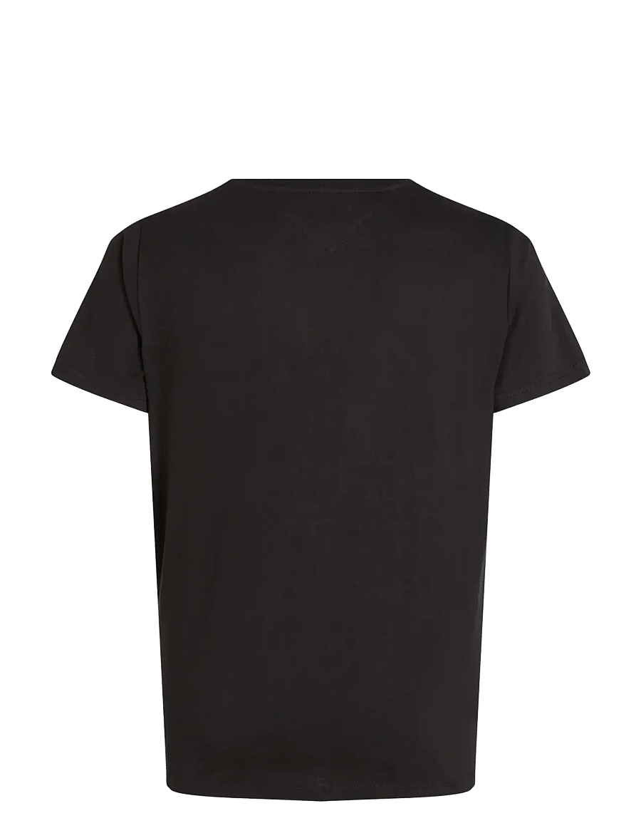Tommy Jeans - TJM REG ESSENTIAL FLAG TEE EXT - kurzärmelig - black - 2