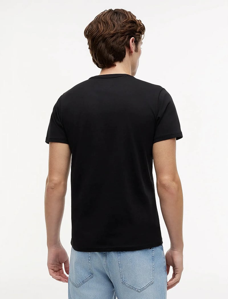 Tommy Jeans - TJM REG ESSENTIAL FLAG TEE EXT - kurzärmelig - black - 3