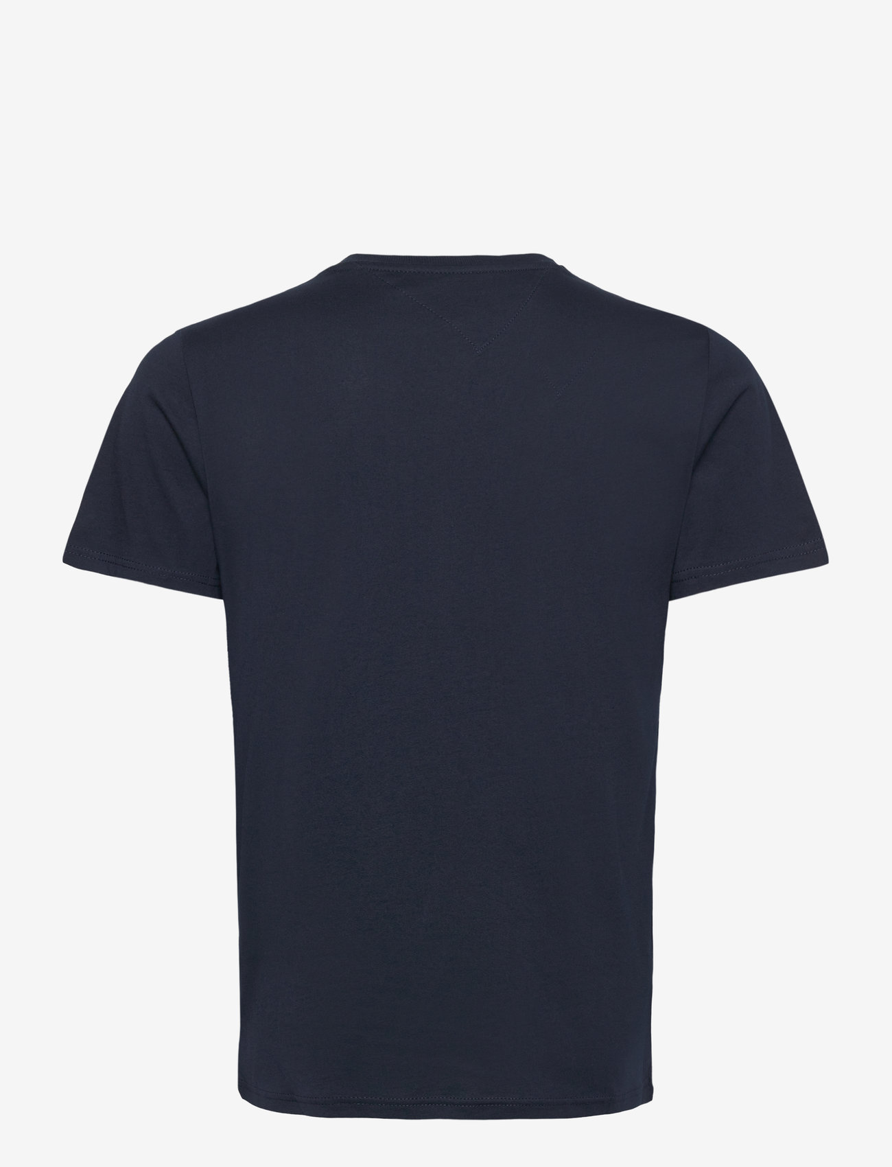 Tommy Jeans - TJM SLIM ESSENTIAL FLAG TEE EXT - kortärmade t-shirts - dark blue - 2
