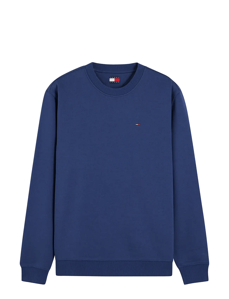 Tommy Jeans - TJM REG S FLAG CREW EXT - vacation essentials - basic navy - 1
