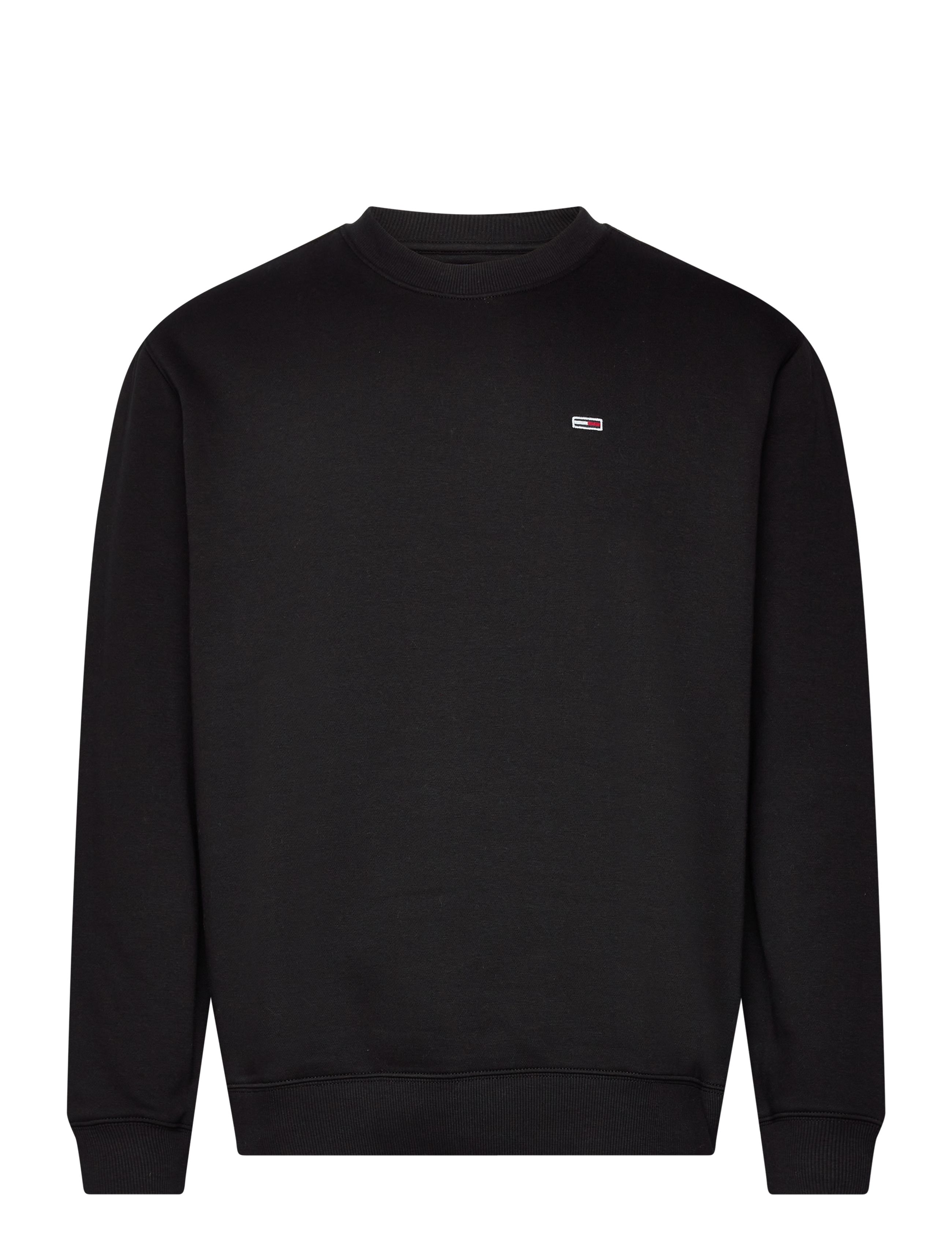Tommy Jeans TJM REG S FLAG CREW - Tommy Hilfiger - BLACK / black