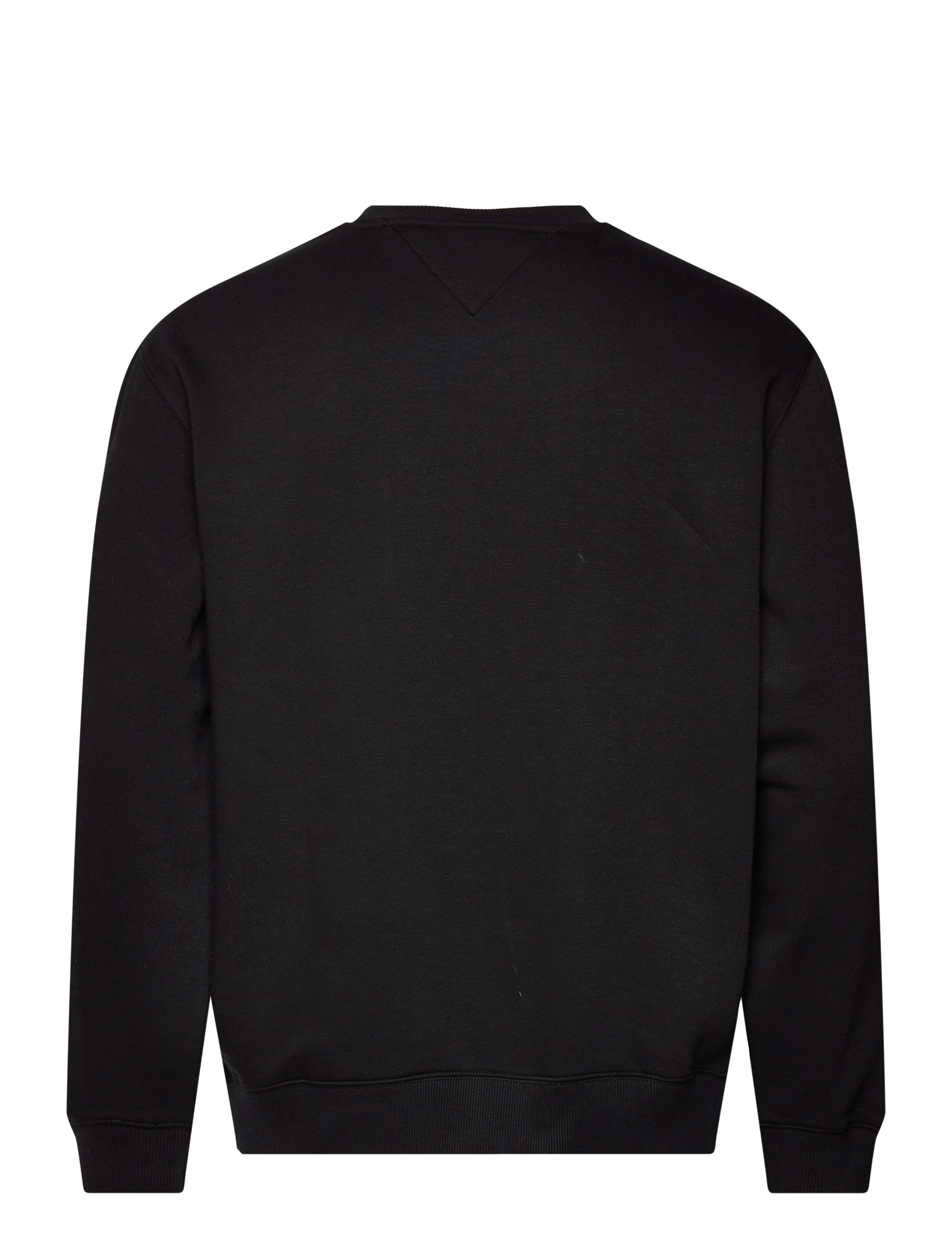 Tommy Jeans - TJM REG S FLAG CREW EXT - feriefavoritter - black - 1