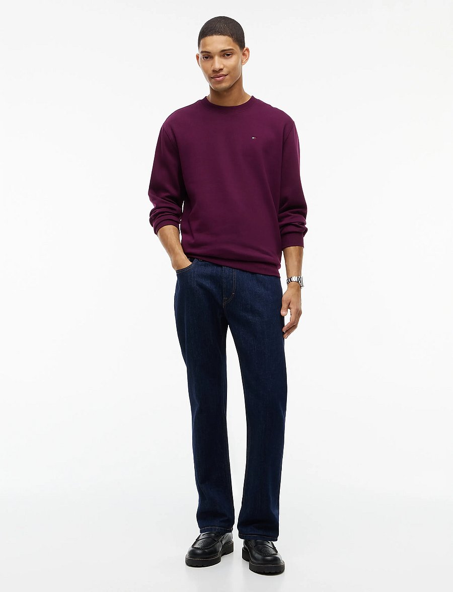 Tommy Jeans - TJM REG S FLAG CREW EXT - vacation essentials - calypso berry - 4