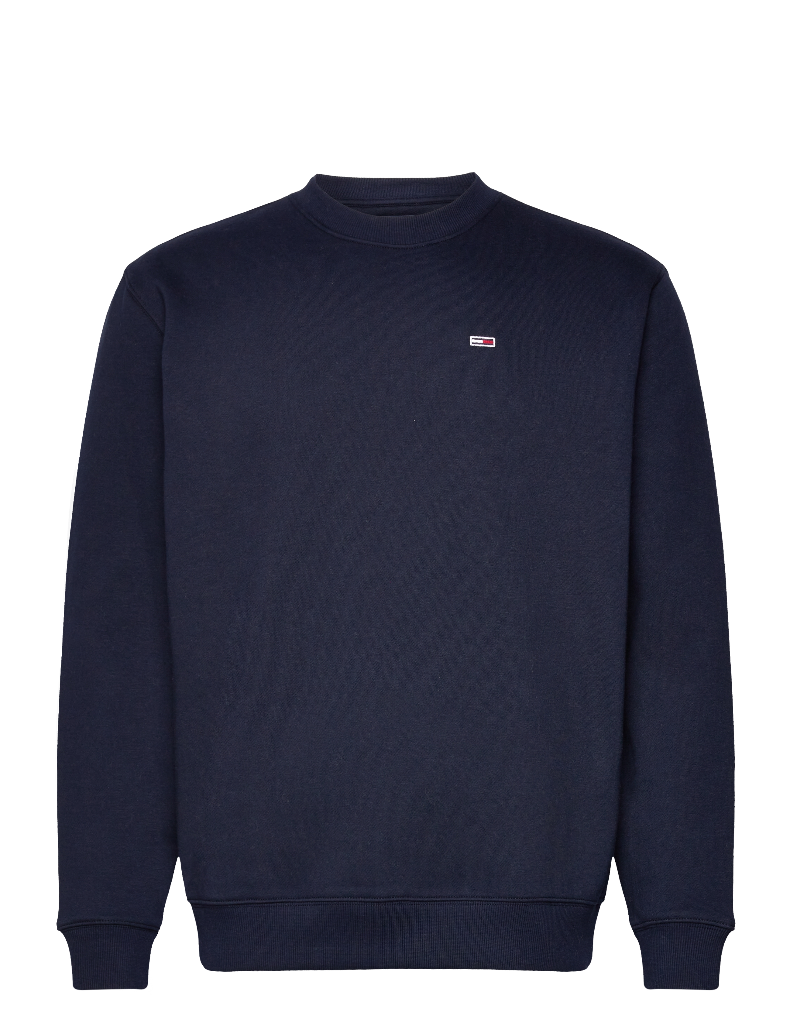 Tommy Jeans TJM REG S FLAG CREW - Kleding - DARK BLUE / navy