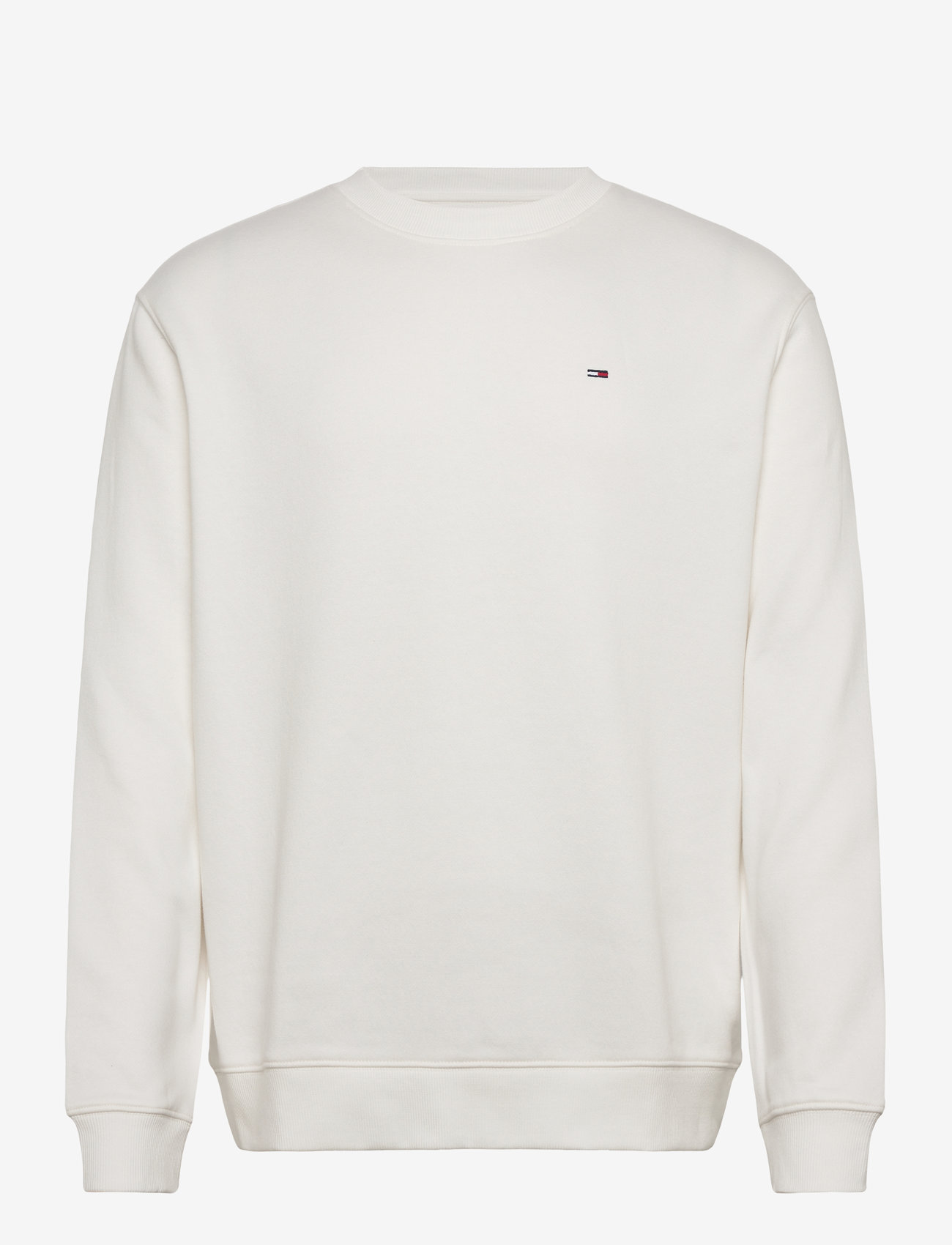 Tommy Jeans - TJM REG S FLAG CREW - sweatshirts - ecru - 1