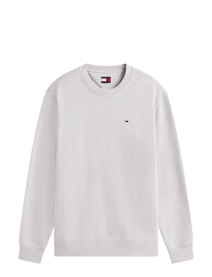 Tommy Jeans - TJM REG S FLAG CREW - feriefavoritter - helium - 1