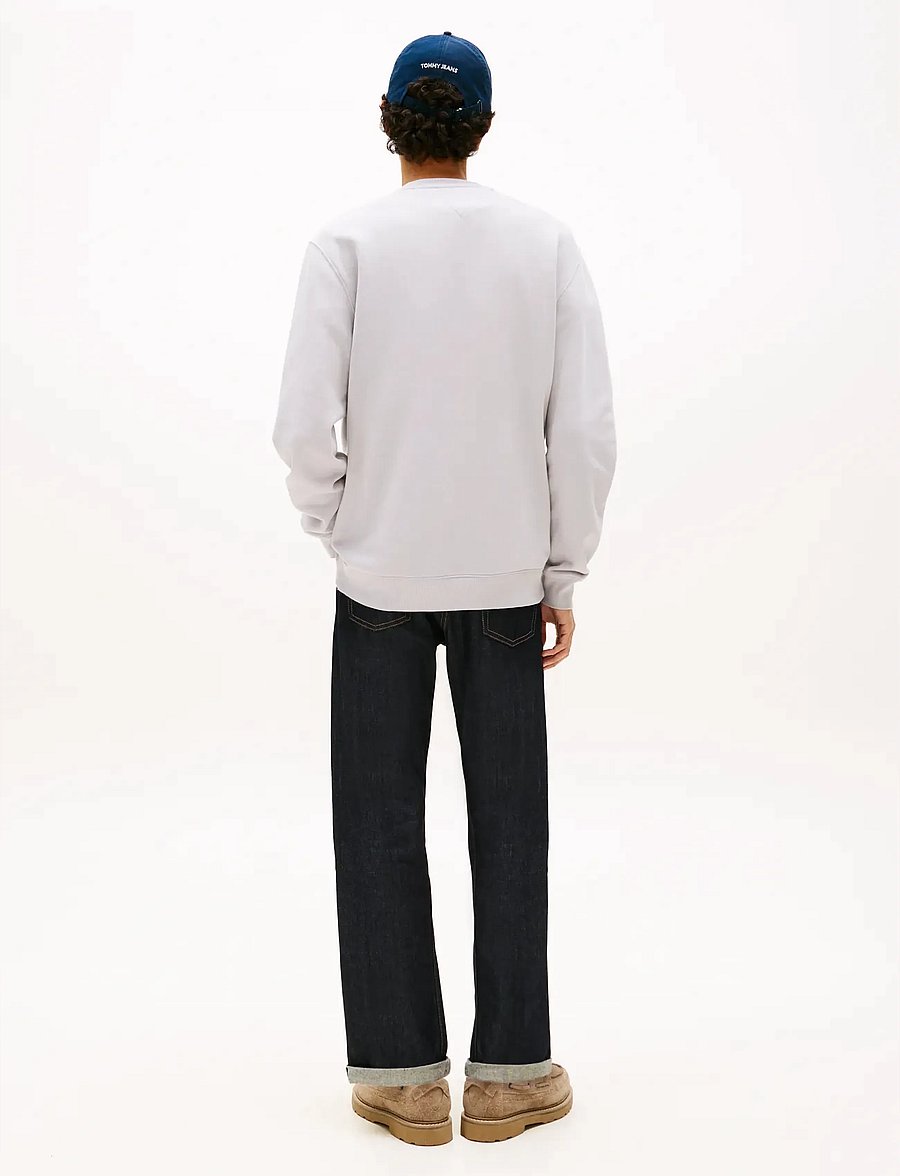 Tommy Jeans - TJM REG S FLAG CREW - feriefavoritter - helium - 2