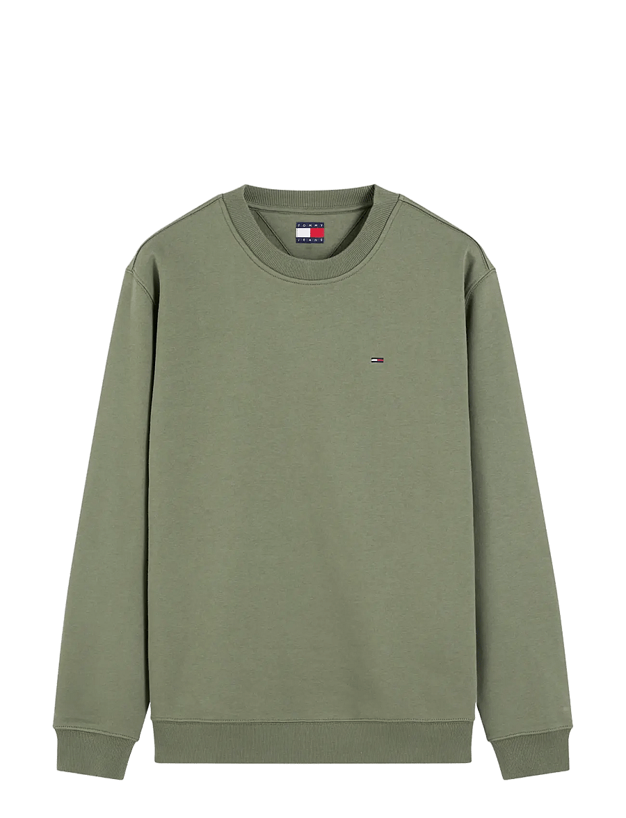 Tommy Jeans - TJM REG S FLAG CREW EXT - vacation essentials - rocky mountain - 1