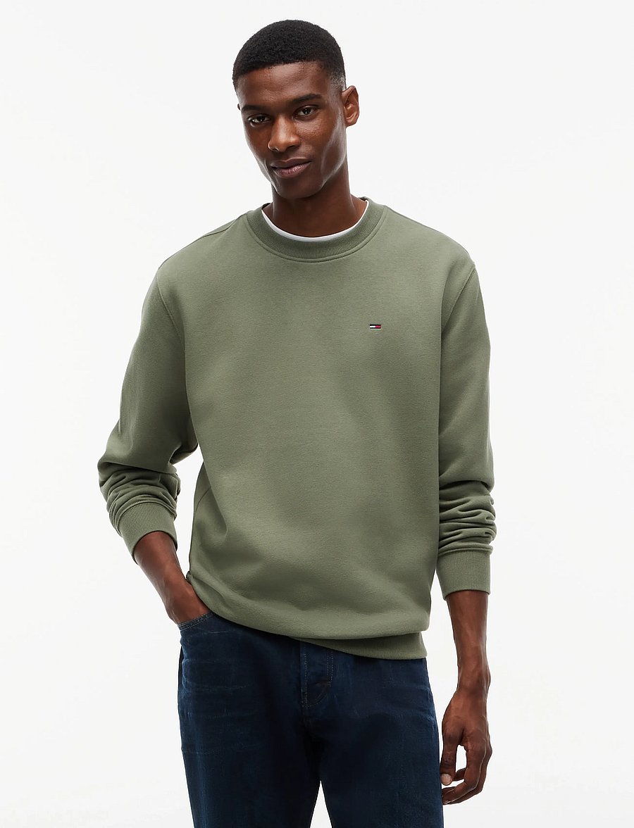 Tommy Jeans - TJM REG S FLAG CREW EXT - vacation essentials - rocky mountain - 0