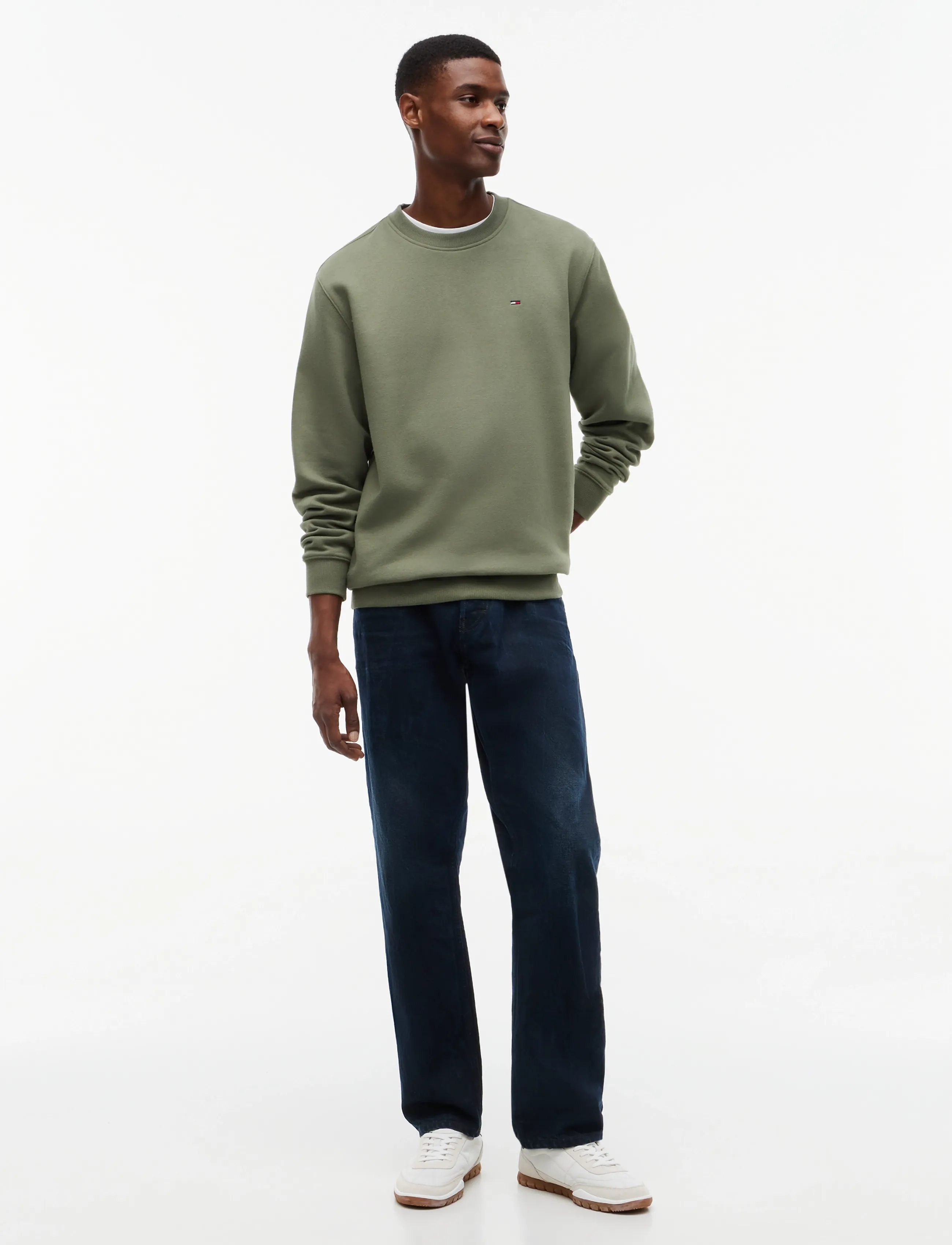 Tommy Jeans - TJM REG S FLAG CREW EXT - vacation essentials - rocky mountain - 4