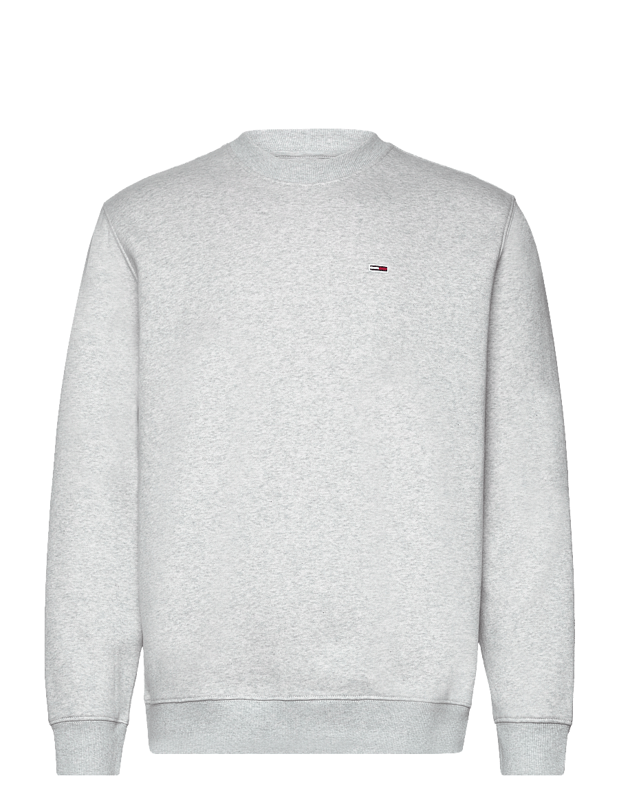 Tommy Jeans - TJM REG S FLAG CREW EXT - sweatshirts - silver grey heather - 1