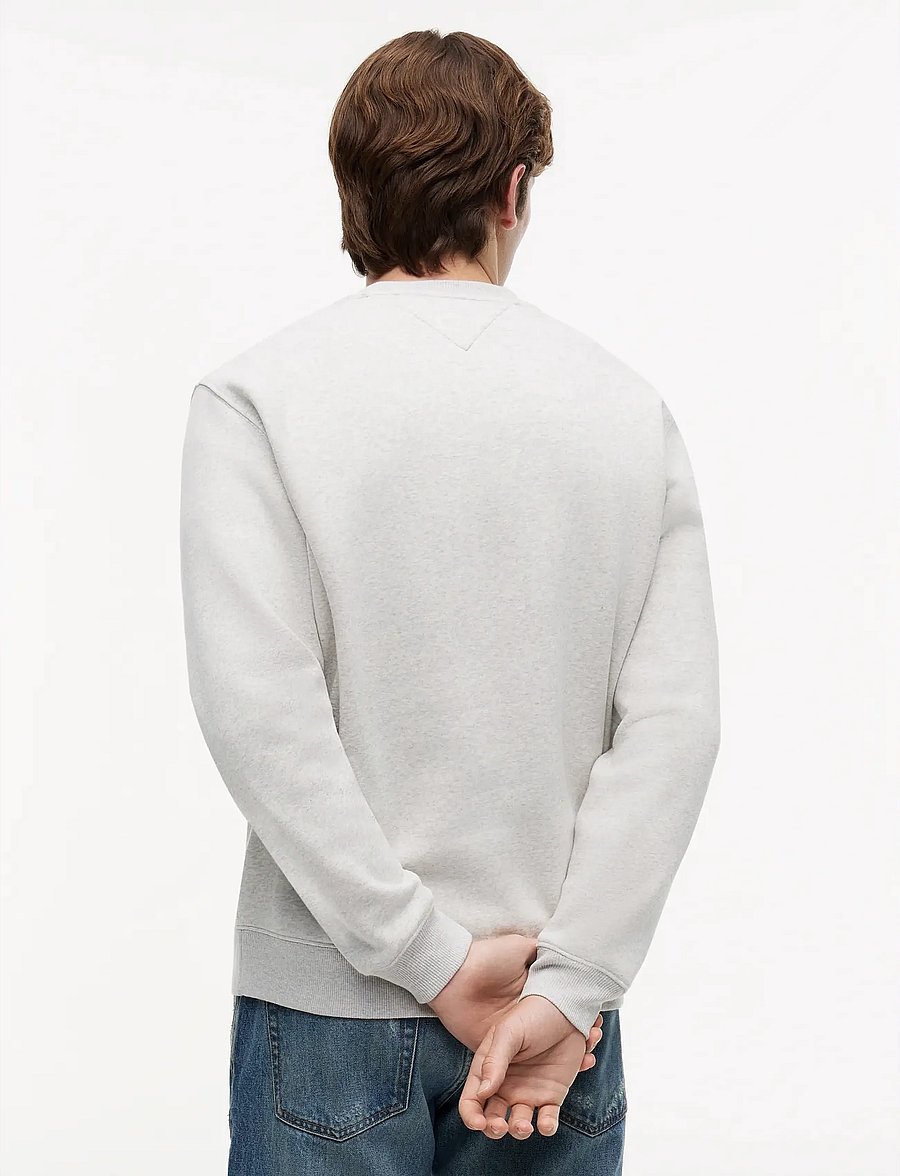 Tommy Jeans - TJM REG S FLAG CREW EXT - sweatshirts - silver grey heather - 3