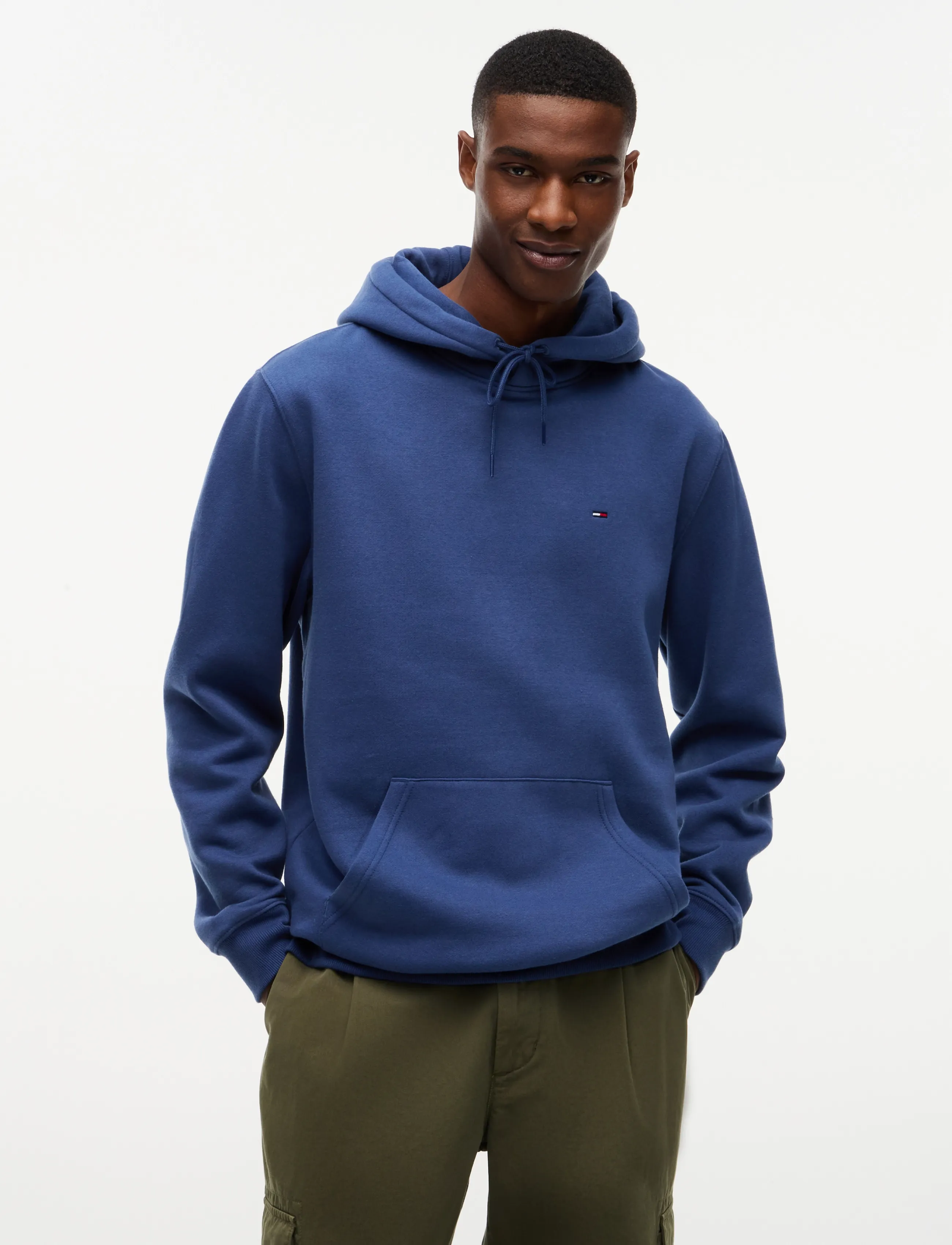Tommy Jeans TJM REG S FLAG HOODIE EXT - Hoodies - BASIC NAVY / navy
