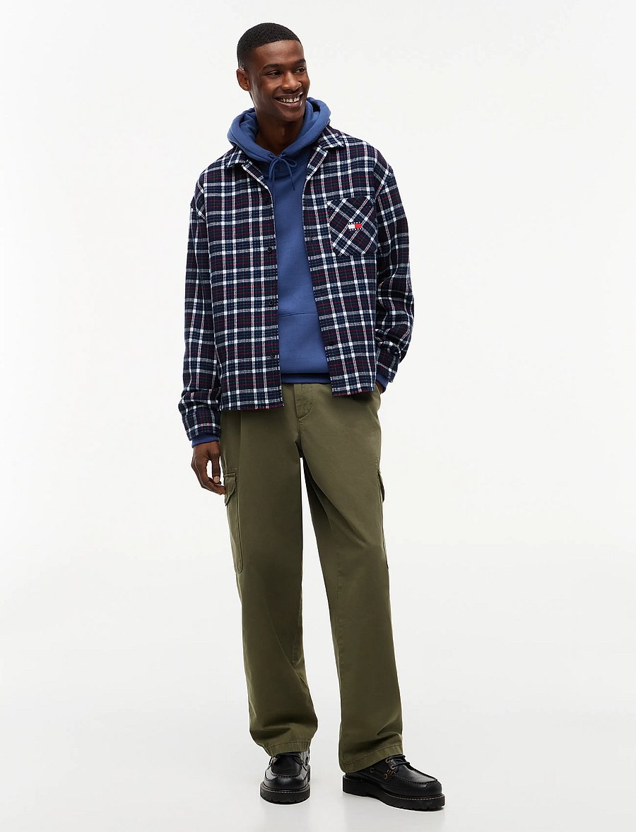 Tommy Jeans - TJM REG S FLAG HOODIE EXT - kapuzenpullover - basic navy - 4