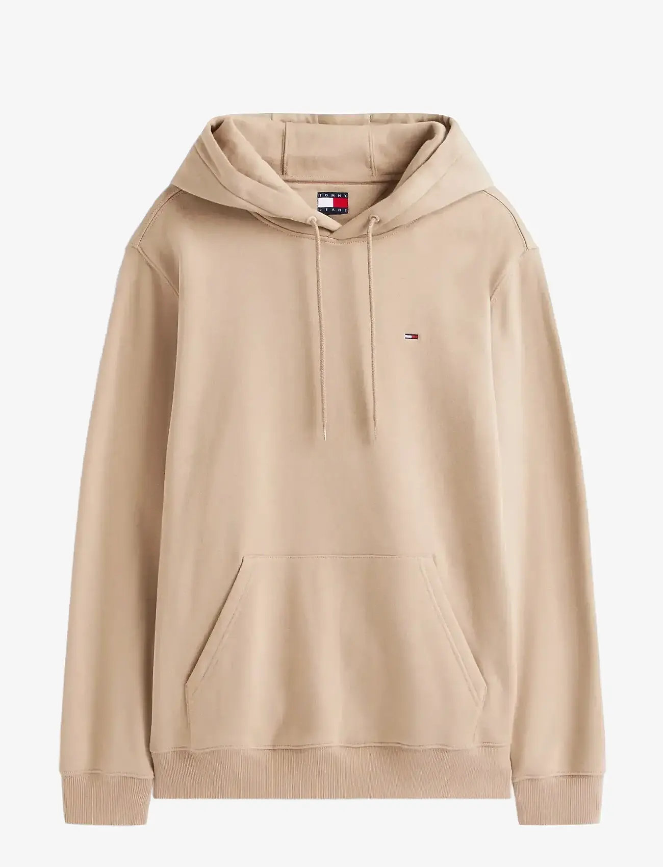 Tommy Jeans - TJM REG S FLAG HOODIE EXT - kapuutsiga dressipluusid - coastal taupe - 1