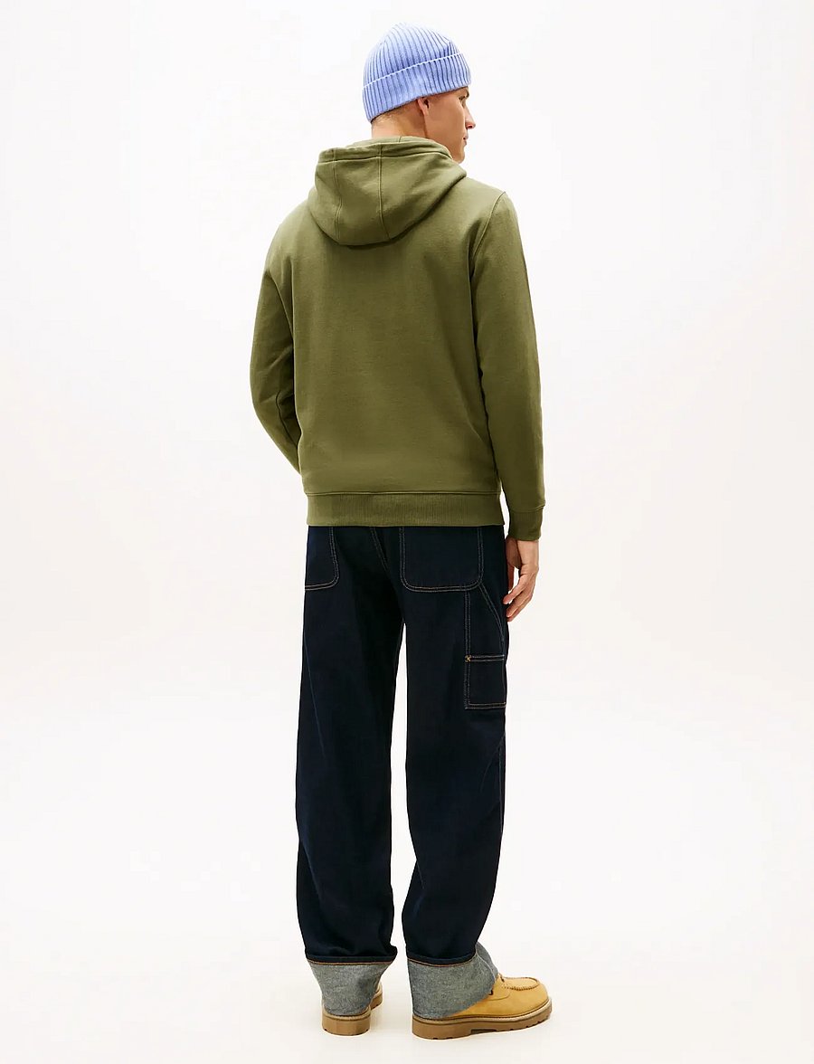 Tommy Jeans - TJM REG S FLAG HOODIE - hoodies - dark greenery - 2