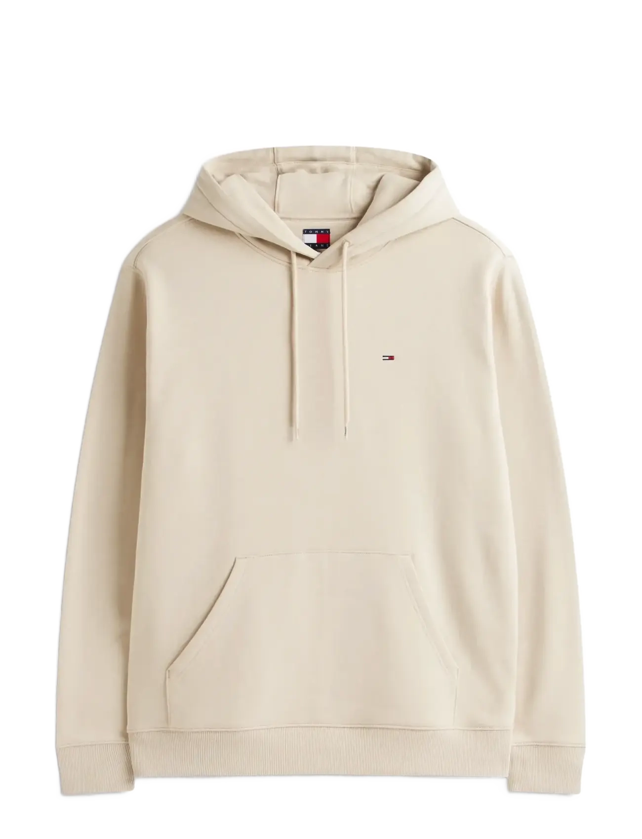 Tommy Jeans TJM REG S FLAG HOODIE - Odzież - GULF SAND / beige