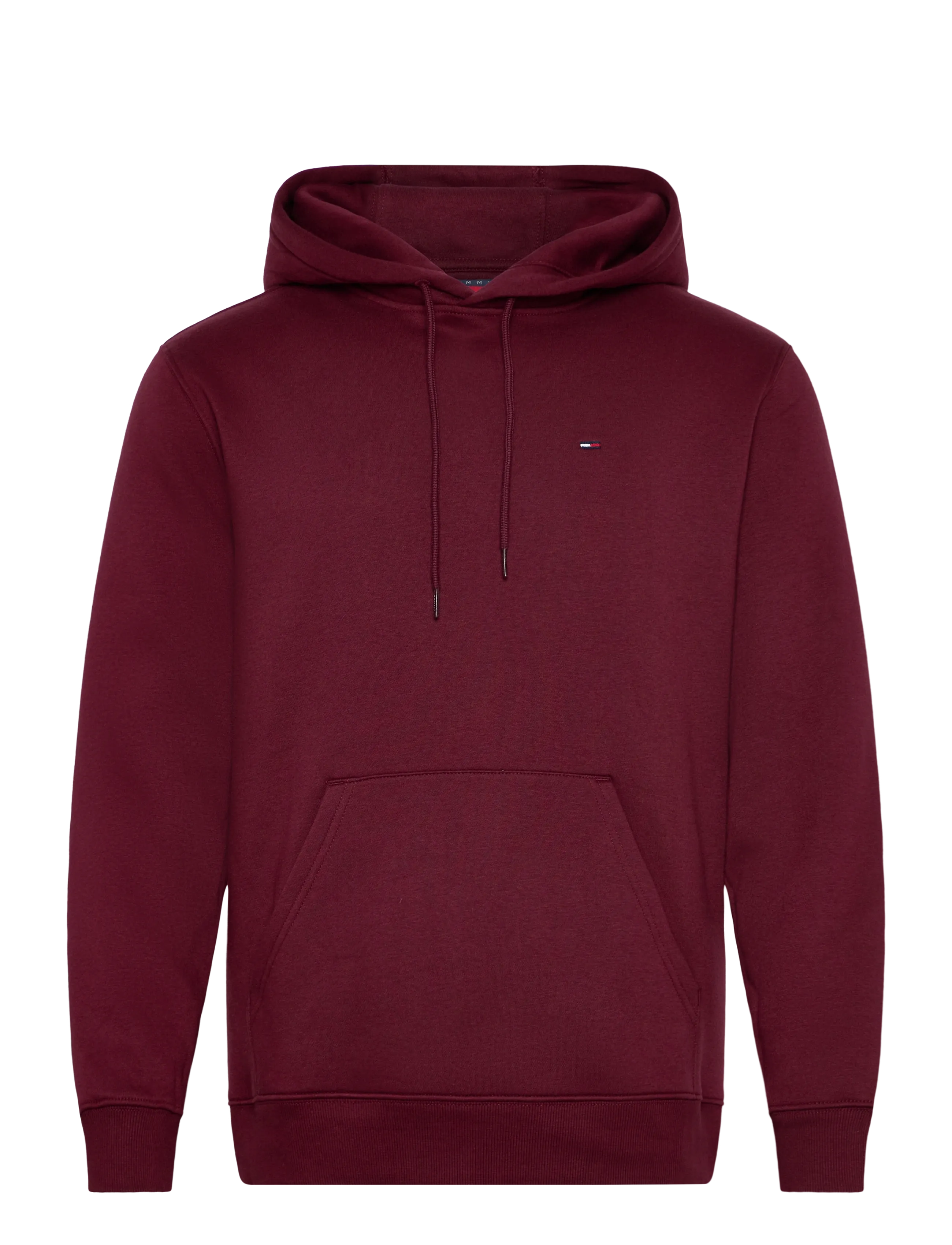 Tommy Jeans - TJM REG S FLAG HOODIE EXT - sweatshirts - red wine - 1