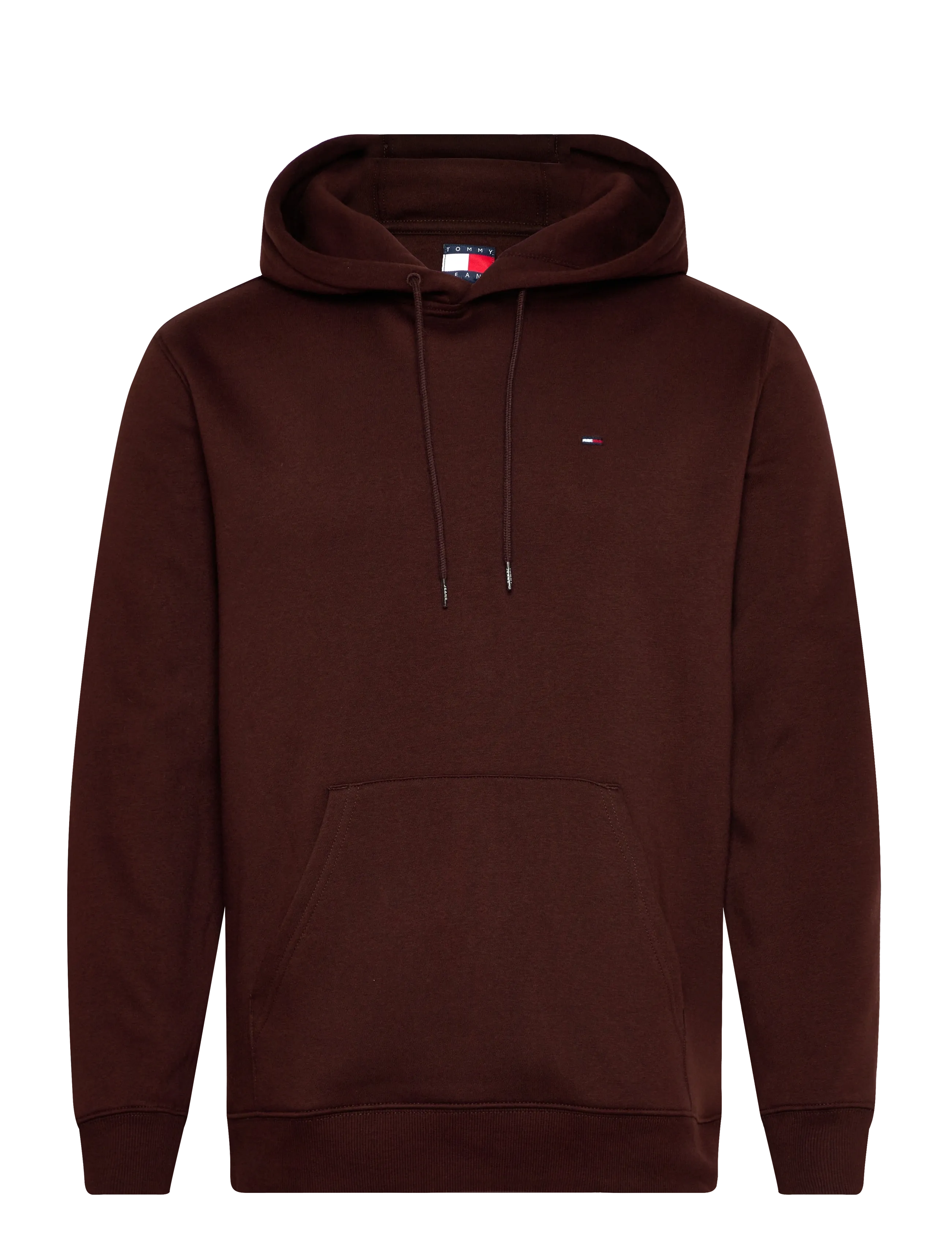 Tommy Jeans TJM REG S FLAG HOODIE - Tommy Jeans - RICH BROWN / brown