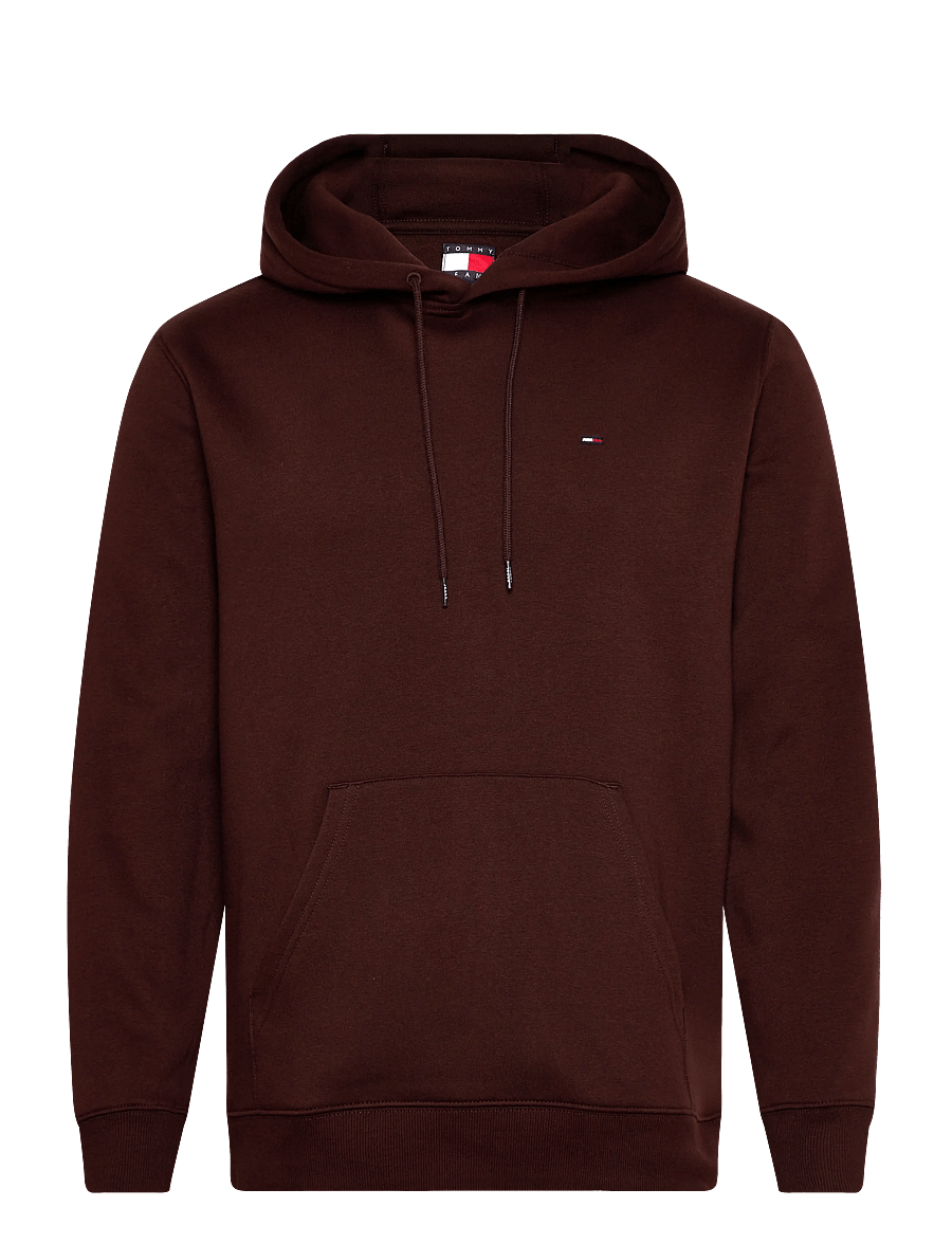 Tommy Jeans - TJM REG S FLAG HOODIE EXT - kapuzenpullover - rich brown - 1