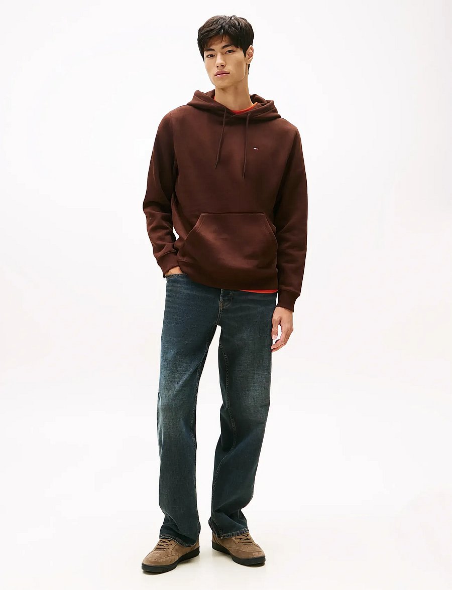 Tommy Jeans - TJM REG S FLAG HOODIE EXT - kapuzenpullover - rich brown - 3