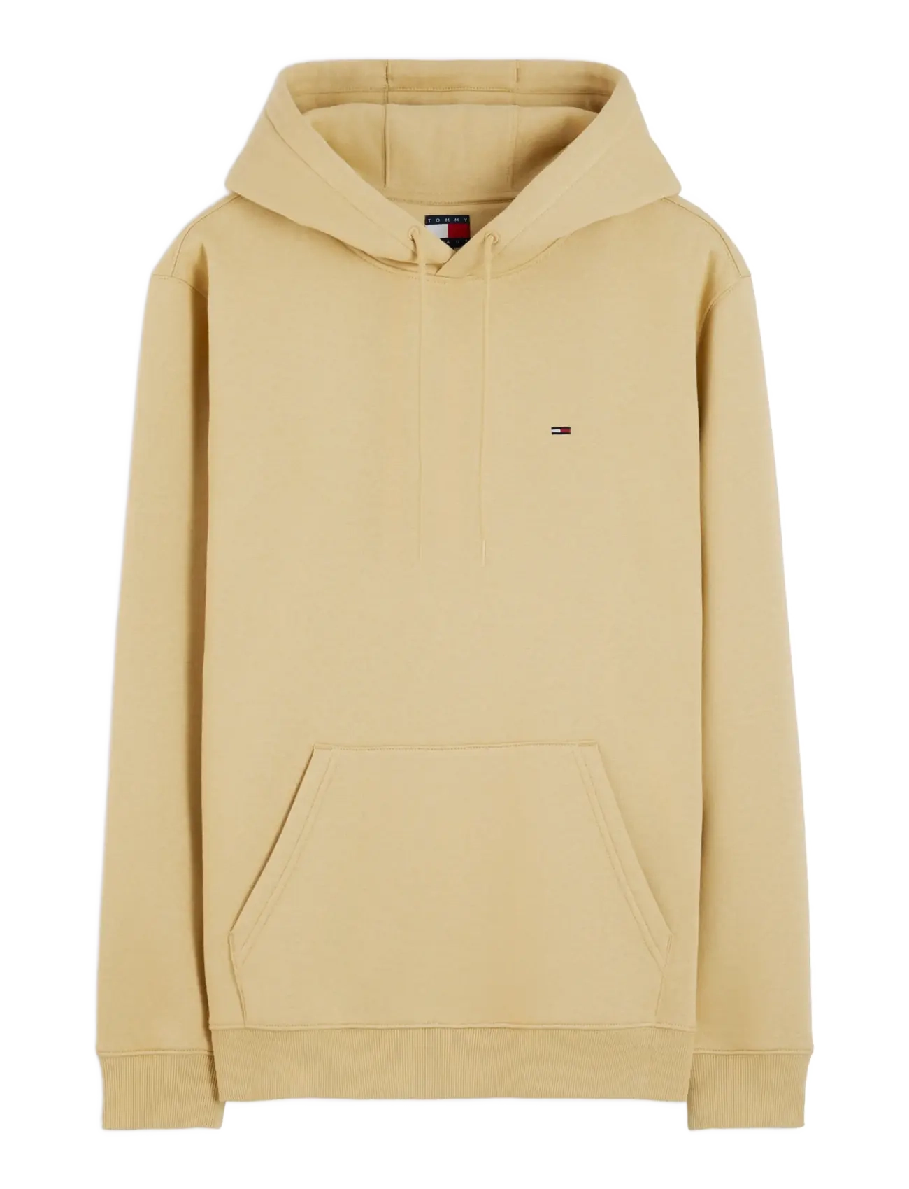 Tommy Jeans - TJM REG S FLAG FLEECE HOODIE - hoodies - sandy beige - 1