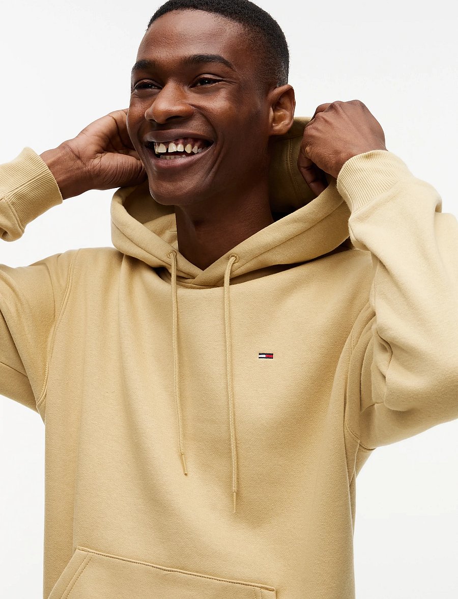 Tommy Jeans - TJM REG S FLAG HOODIE - hettupeysur - sandy beige - 3