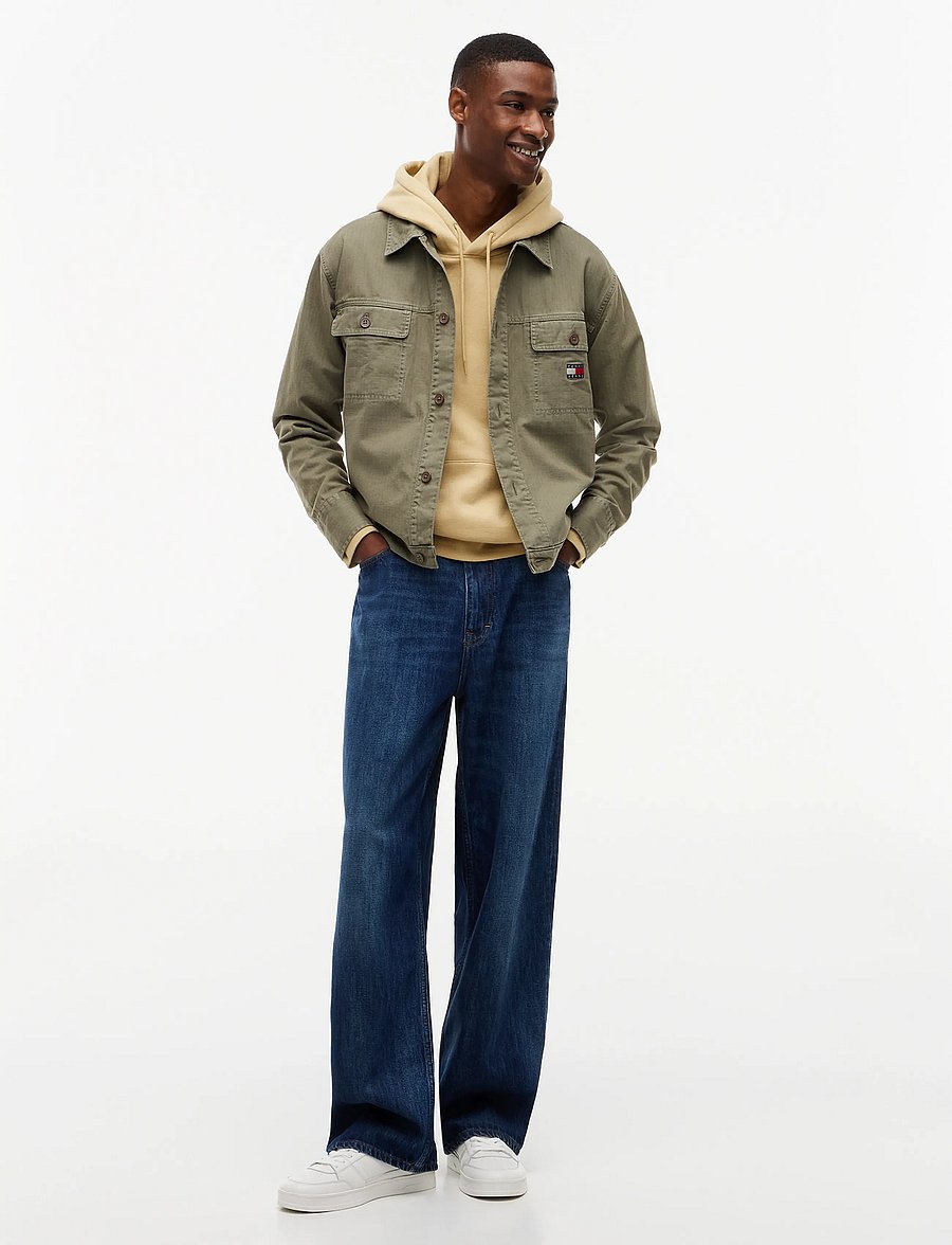Tommy Jeans - TJM REG S FLAG HOODIE - hettupeysur - sandy beige - 4