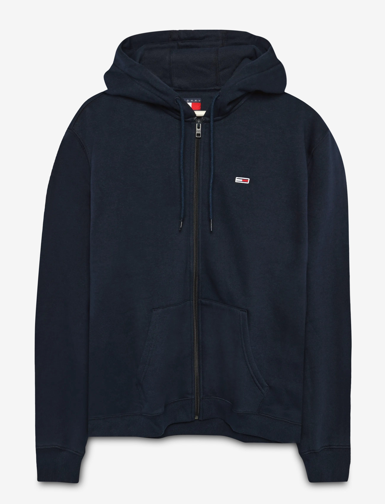 Tommy Jeans - TJM REG S FLAG ZIP THRU - kapuzenpullover - dark blue - 1