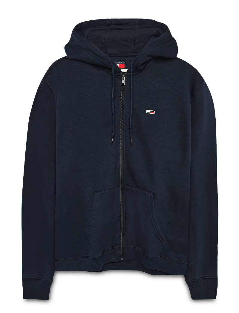 Tommy Jeans - TJM REG S FLAG ZIP THRU - kapuzenpullover - dark blue - 1