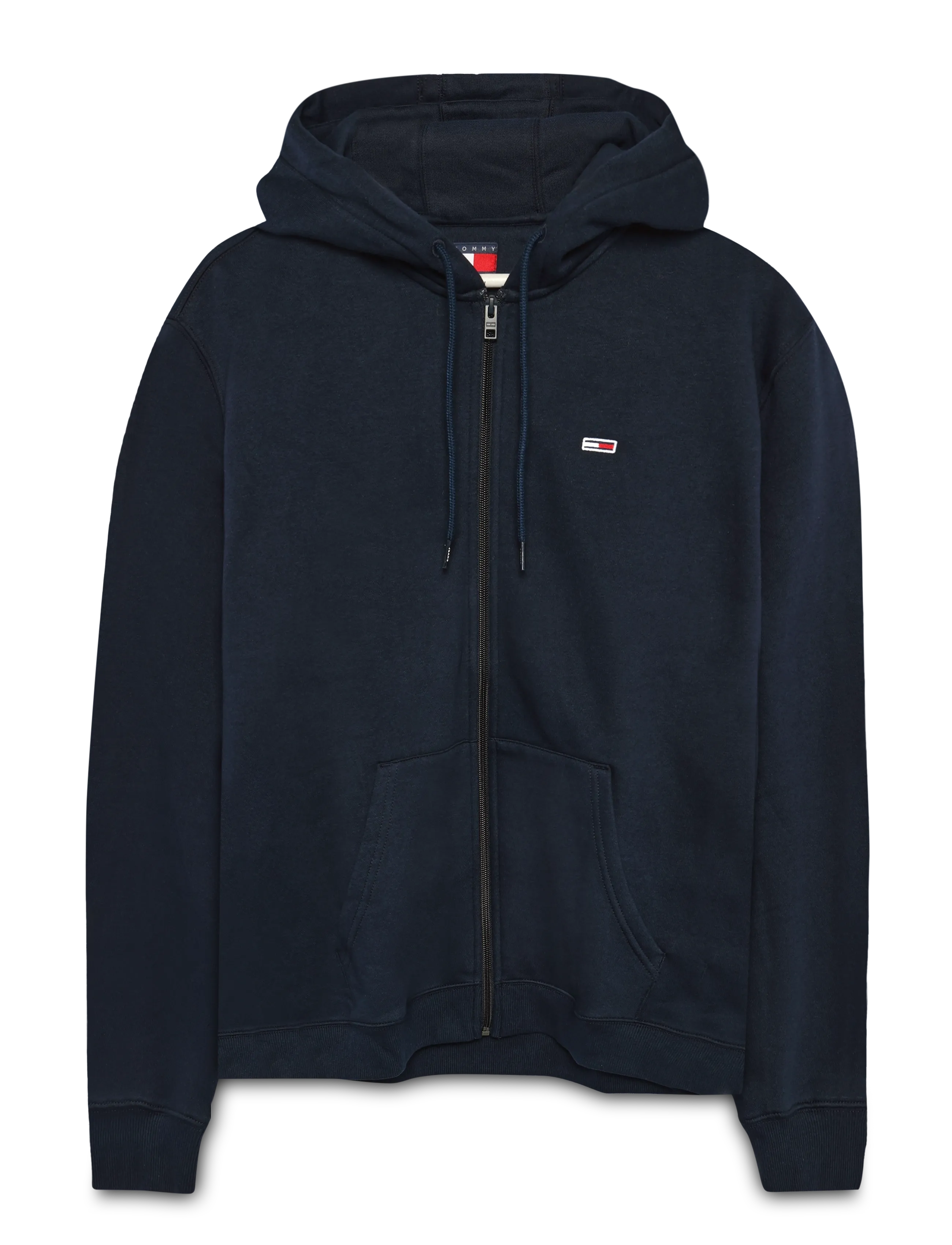 Tommy Jeans TJM REG S FLAG ZIP THRU - Hættetrøjer - DARK BLUE / navy