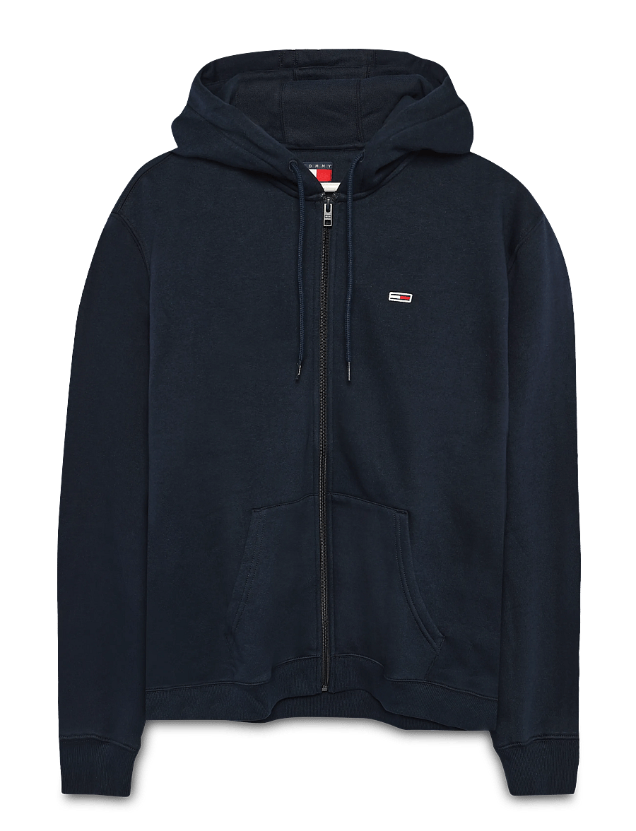 Tommy Jeans - TJM REG S FLAG ZIP THRU - sweats à capuche - dark blue - 1