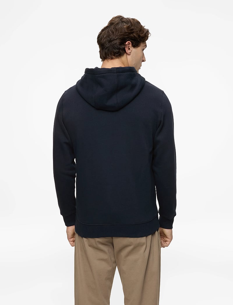 Tommy Jeans - TJM REG S FLAG ZIP THRU - kapuzenpullover - dark blue - 4