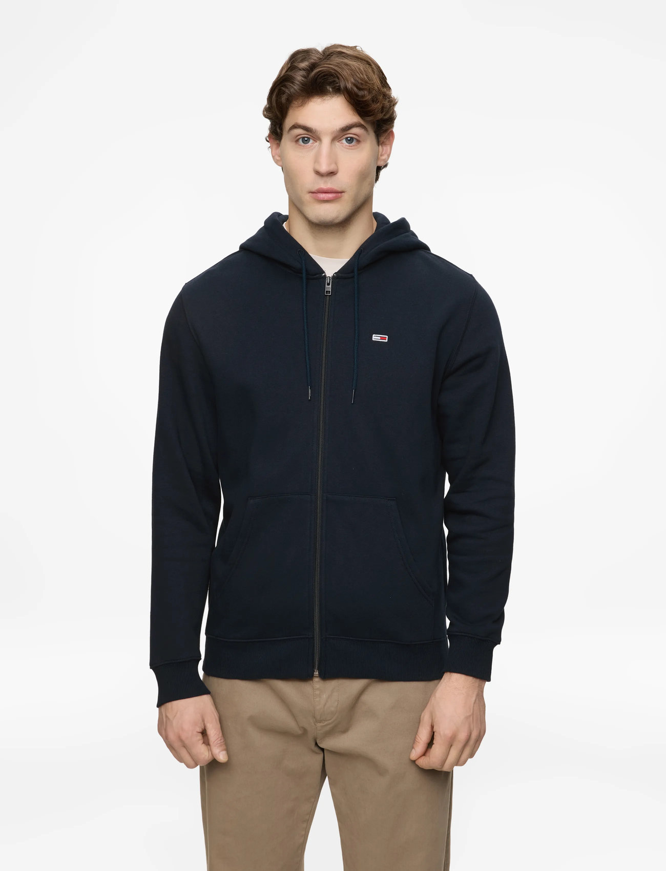 Tommy Jeans - TJM REG S FLAG ZIP THRU - kapuzenpullover - dark blue - 5